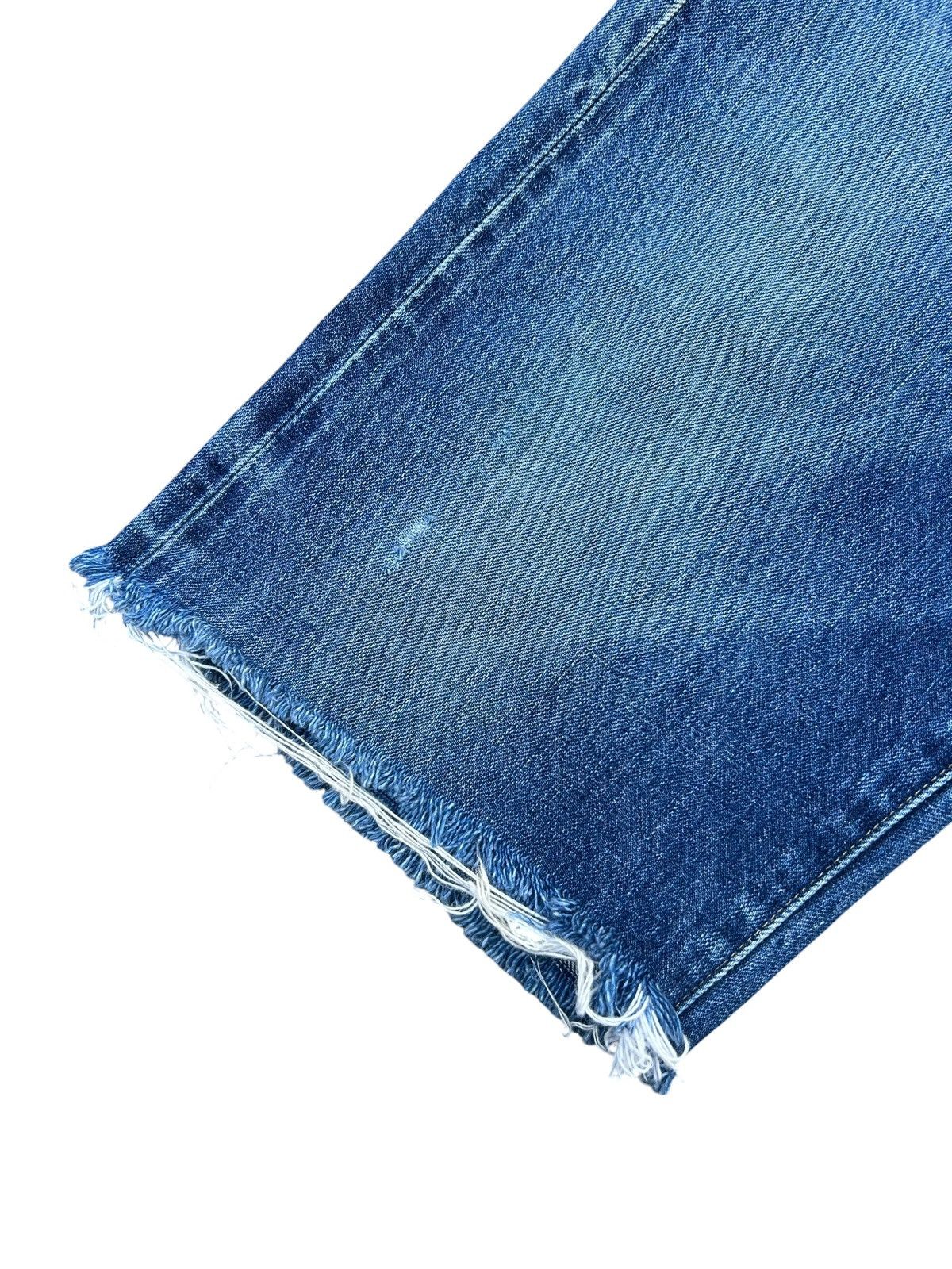 Kapital Vintage Levis Big E Selvedge Short Distressed Denim jeans Size US 33 - 9 Thumbnail