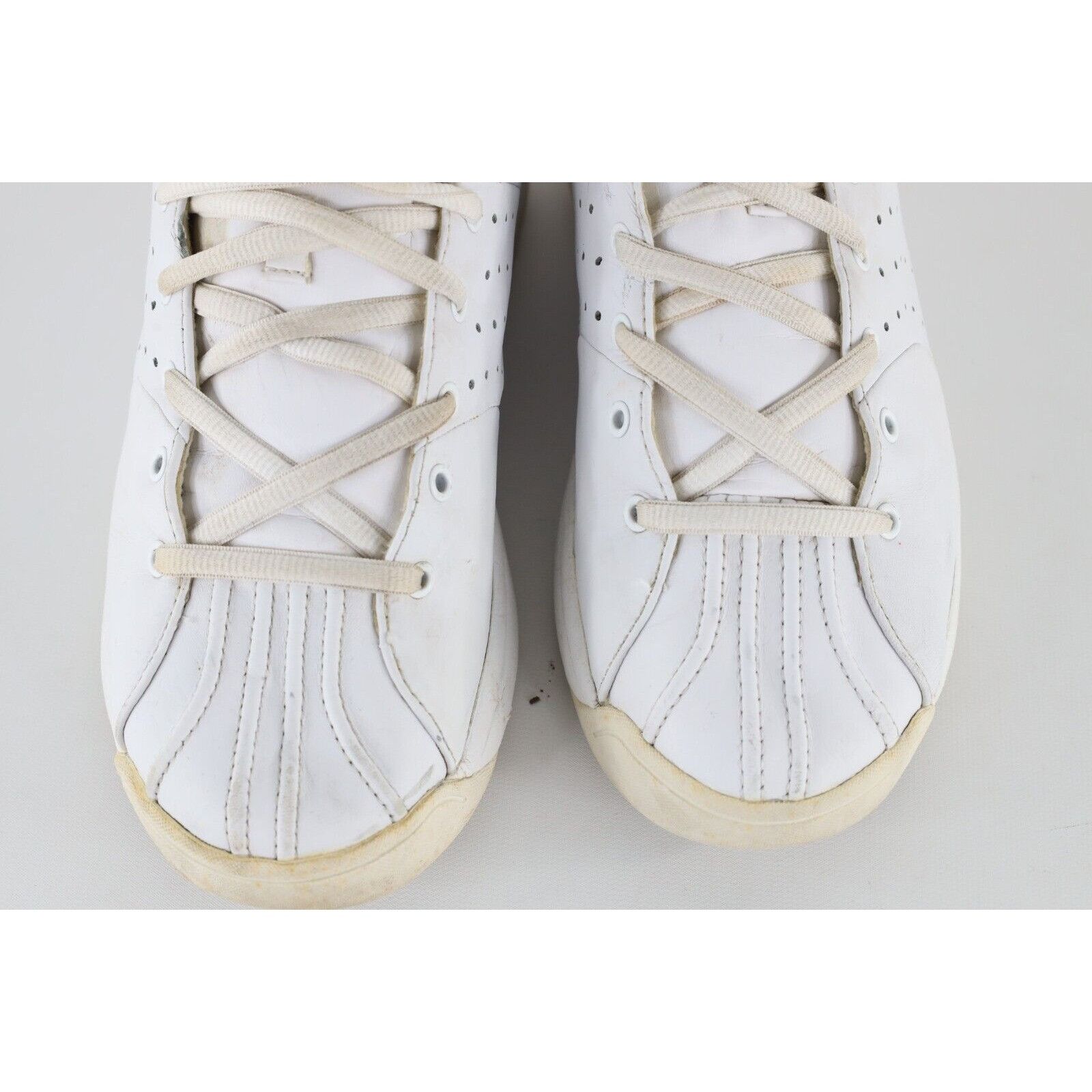 Converse × Vintage Vintage 90s Converse Distressed Spell Out Leather Shoes Size US 10 / EU 43 - 4 Thumbnail