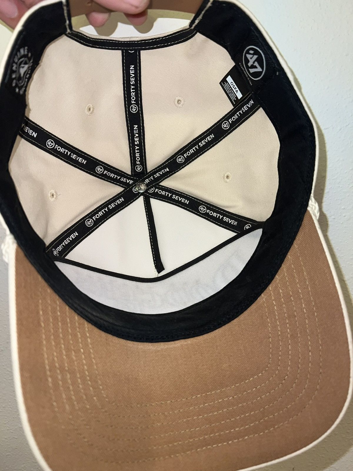 47 Brand Dodgers Cream 47 Brand Hat Size ONE SIZE - 5 Thumbnail