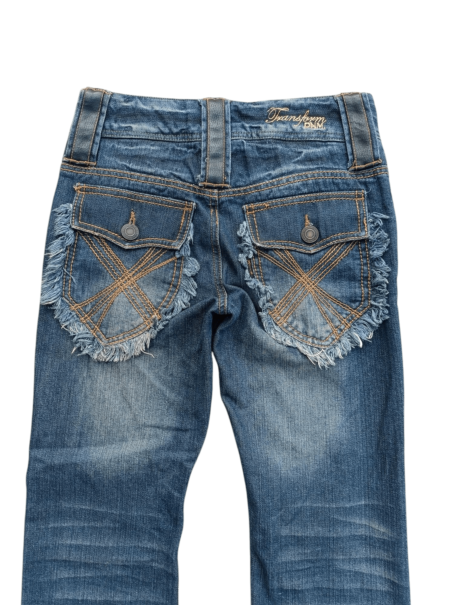 Japanese Brand × Seditionaries VTG Xfrm Japan Punk Style Stud Flare Distressed Jeans E253 Size US 29 - 15 Thumbnail