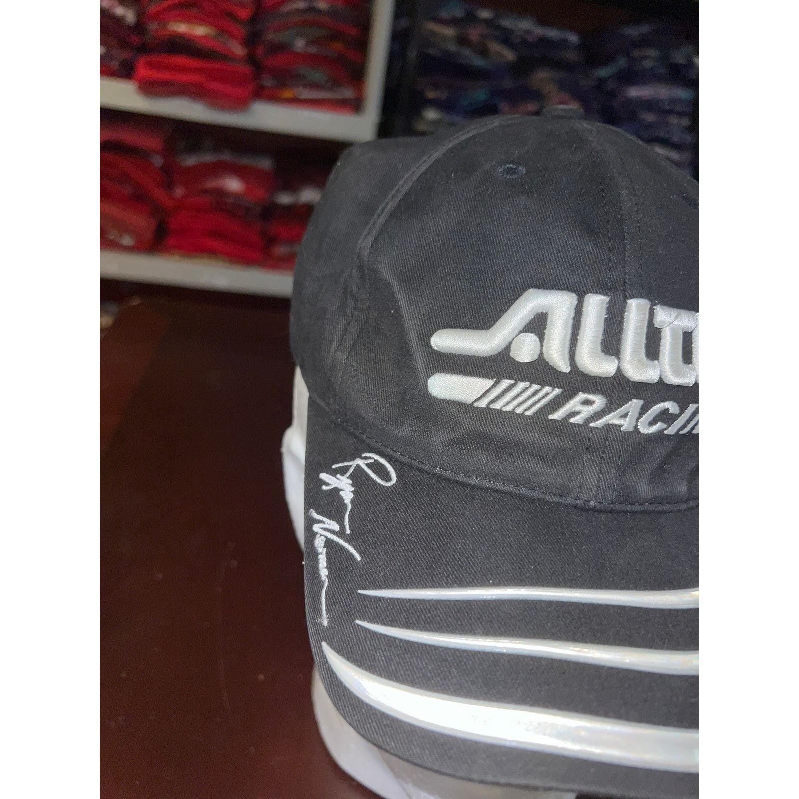 Vintage Ryan Newman Hat Alltel Racing Race Black Cap Headwear Size ONE SIZE - 3 Thumbnail