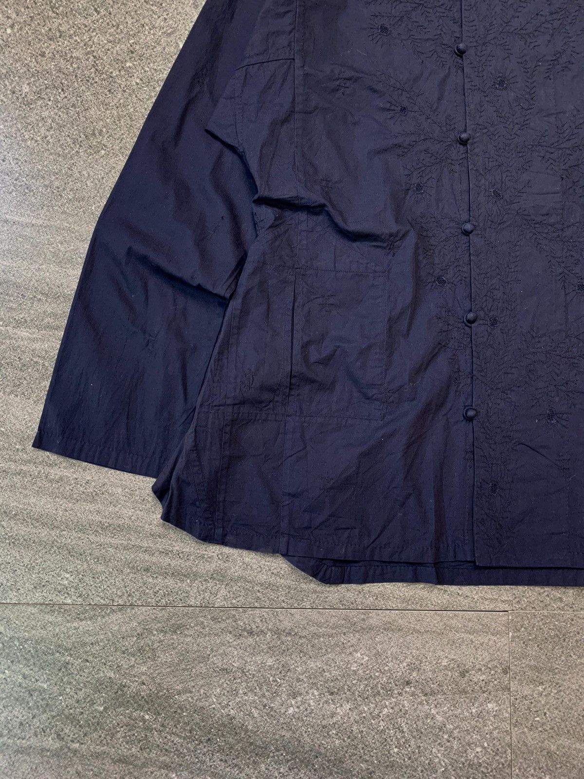Issey Miyake FREE TAX! HAAT Embroidery Floral Laces Shirt - Medium Size US M / EU 48-50 / 2 - 3 Thumbnail