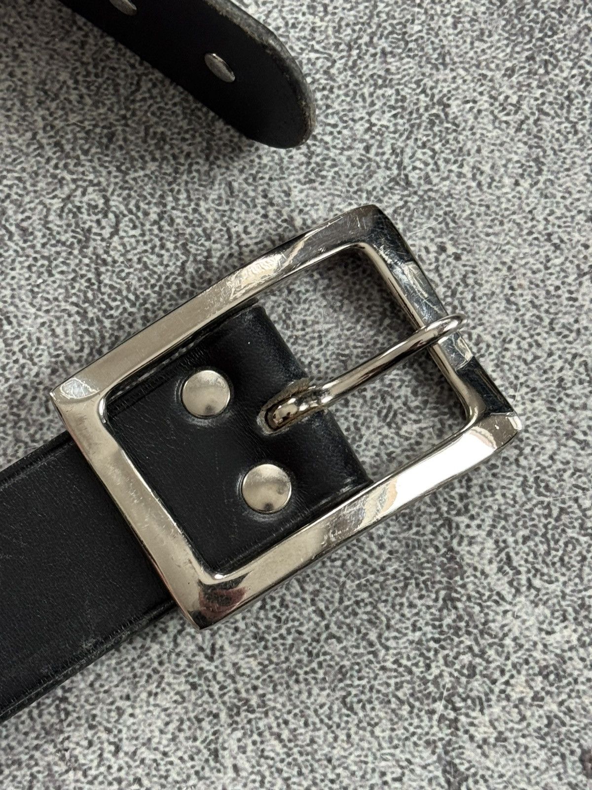 Etro 90s Retro vintage leather belt iconic cows 🐄 metal details Size ONE SIZE - 11 Thumbnail