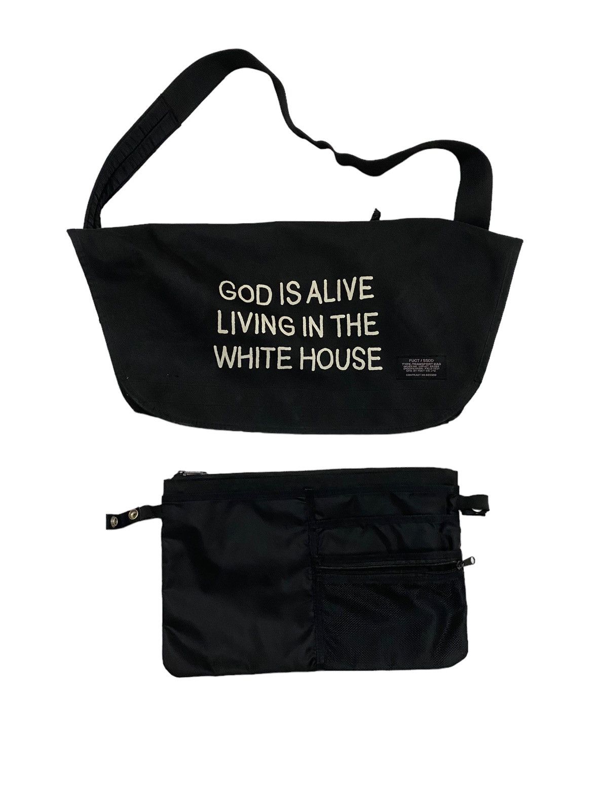 FUCT Fuct X SSDD Messenger/Sling Bag Size ONE SIZE - 4 Thumbnail