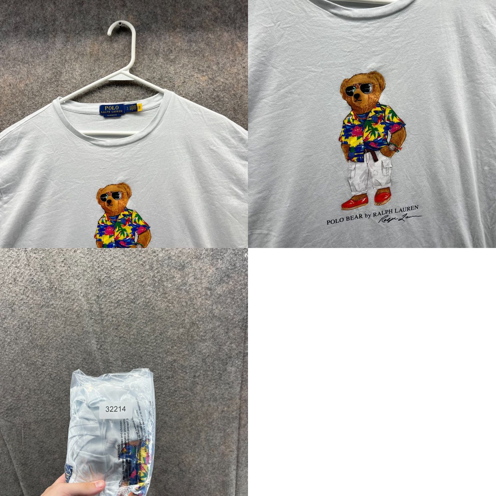 Polo Ralph Lauren Polo Ralph Lauren Shirt Mens Large White Classic Crewneck T-Shirt Size US L / EU 52-54 / 3 - 8 Thumbnail