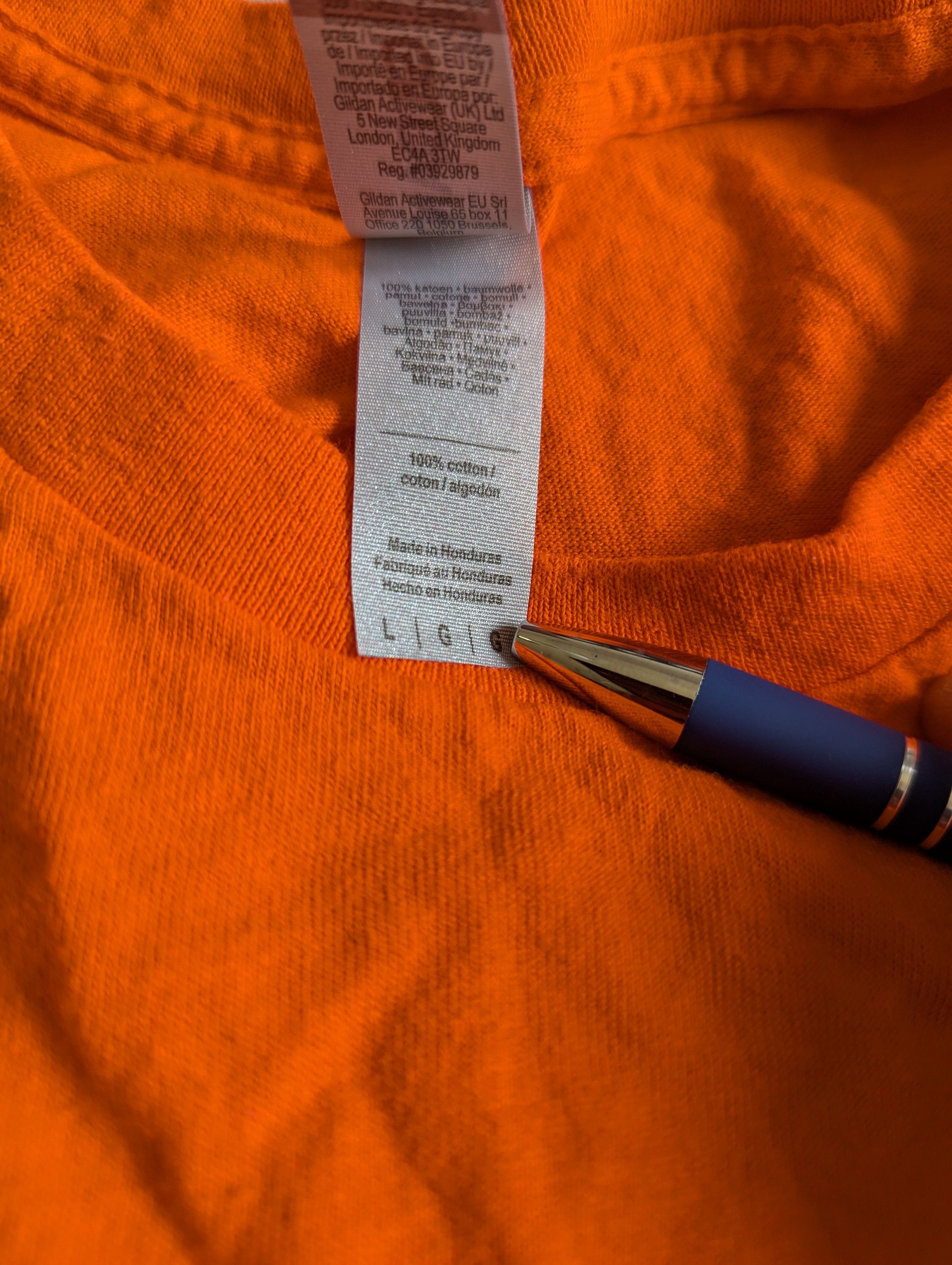 Gildan Cotton , Gildan T shirt Size US L / EU 52-54 / 3 - 9 Thumbnail