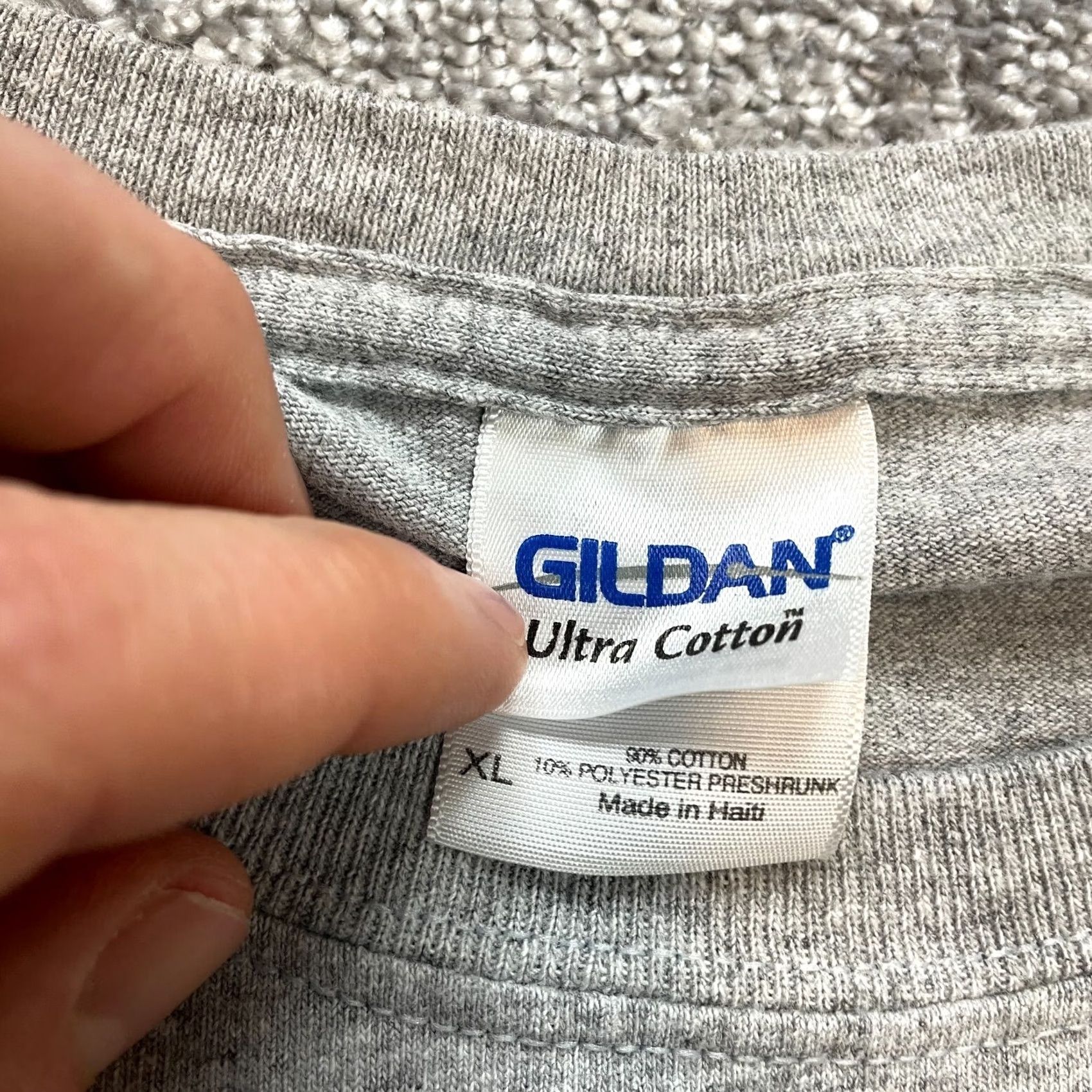 Gildan VINTAGE Gildan Ultra Cotton Shirt Mens XL Gray Freshman Retreat IHS 2014 Short Sleeve T Size US XL / EU 56 / 4 - 4 Thumbnail