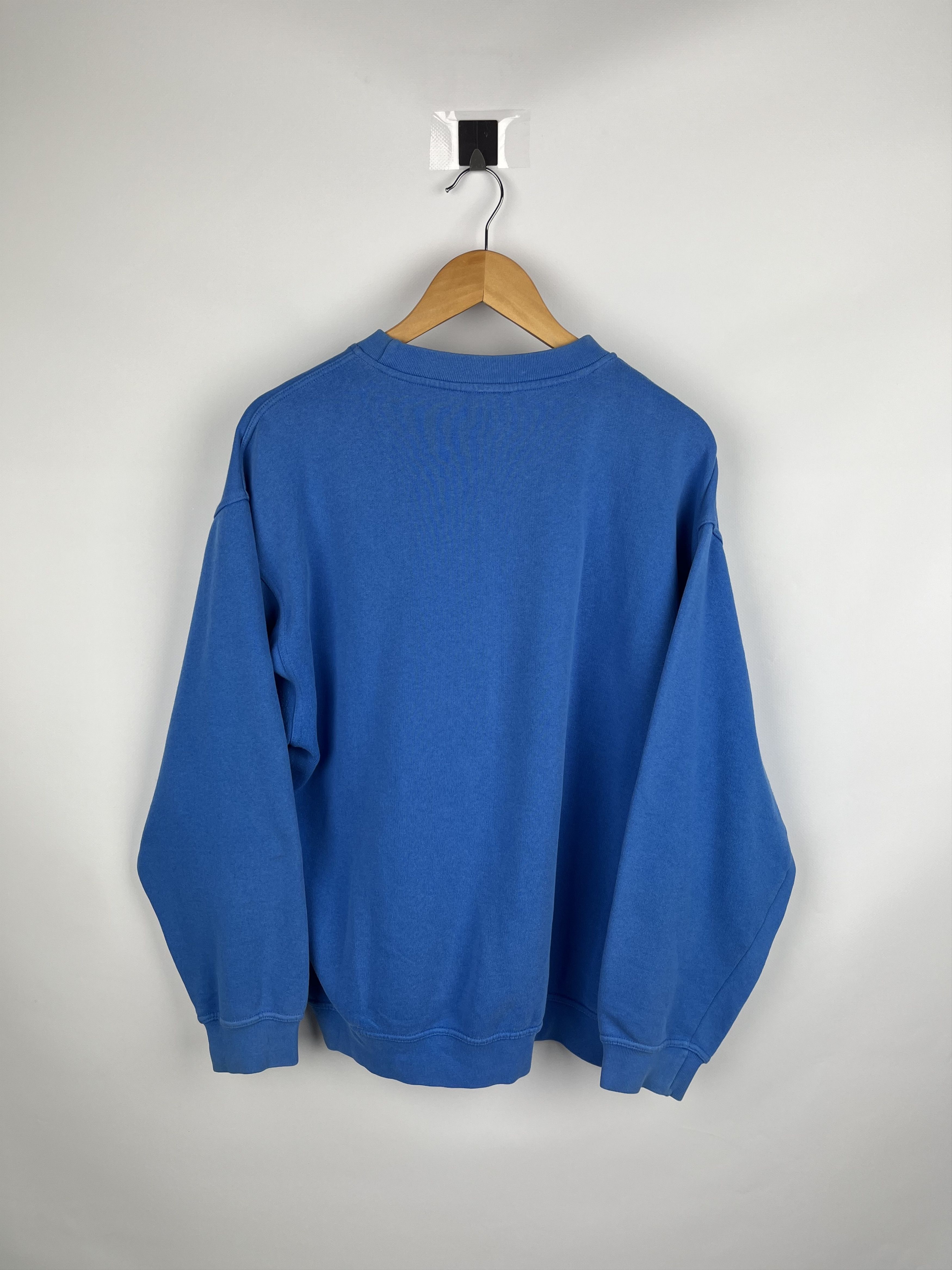Adidas Adidas Vintage Sweatshirt Big Logo Size Small Blue Size US S / EU 44-46 / 1 - 2 Thumbnail