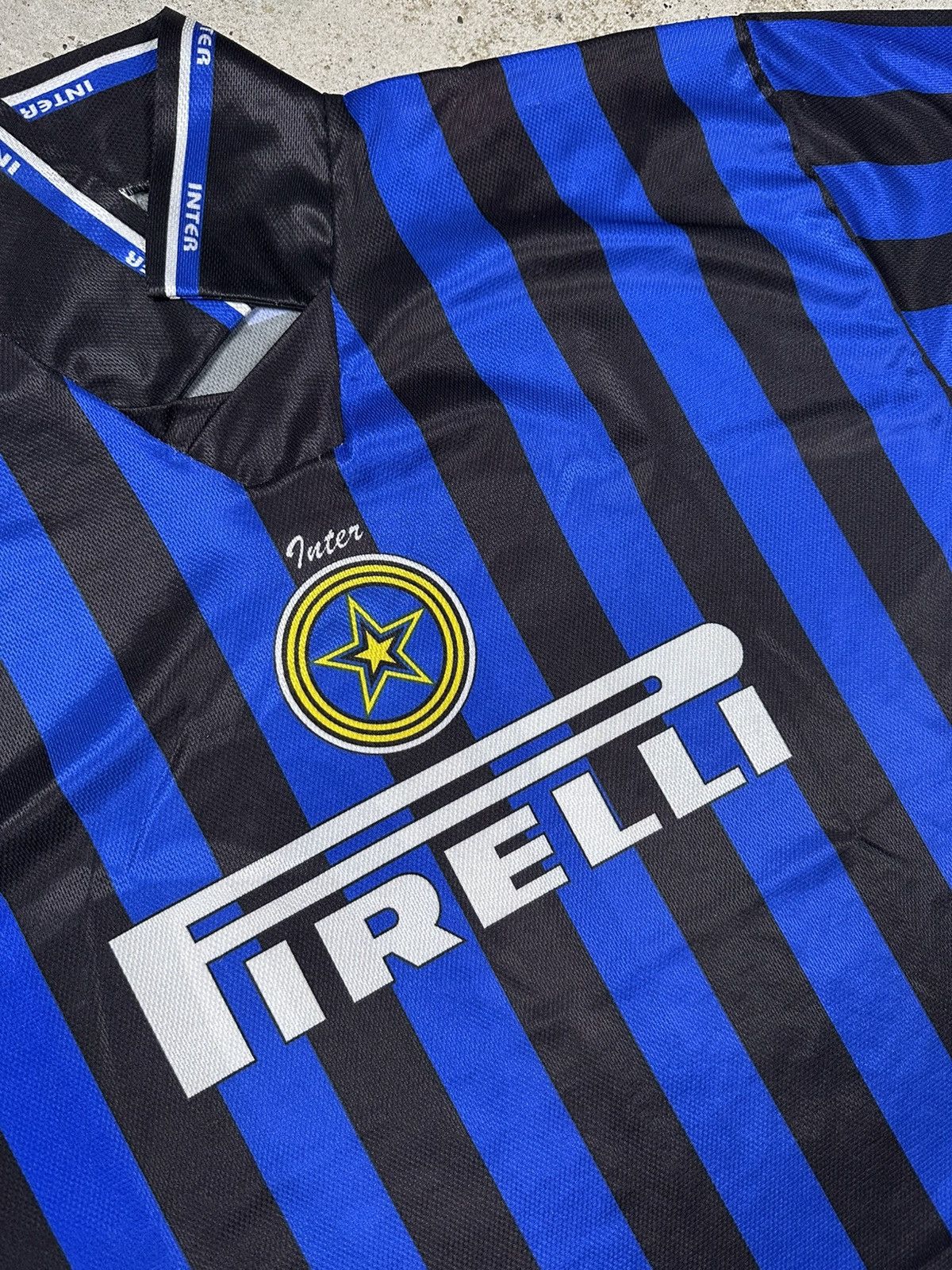 Other Vintage 1997/1998 Inter Milan Ronaldo Nazario Home Jersey Size US XL / EU 56 / 4 - 10 Thumbnail