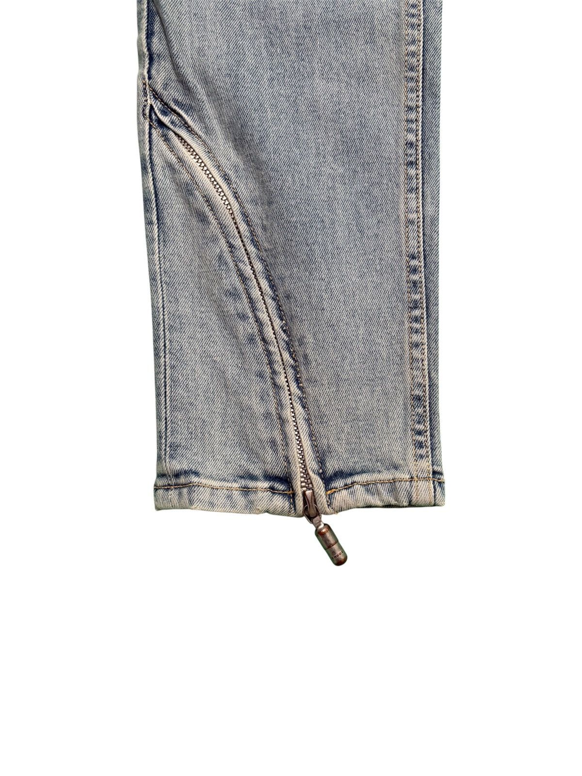 Rhude Rhude Curve Zip Detailed Denim Jeans Size US 32 / EU 48 - 4 Thumbnail