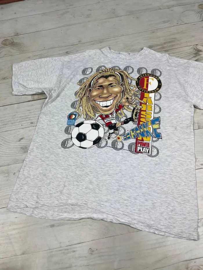 Vintage Vintage Feyenoord Rotterdam T Shirt 90s Soccer Football Size US XL / EU 56 / 4 - 2 Thumbnail