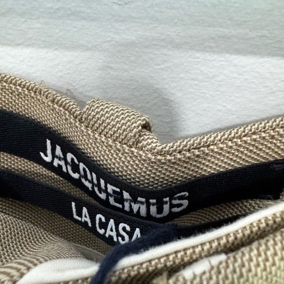 Jacquemus Jacquemus Wool-Blend Flat-Front Pants Beige Men’s 48/US 32 Size US 32 / EU 48 - 5 Thumbnail