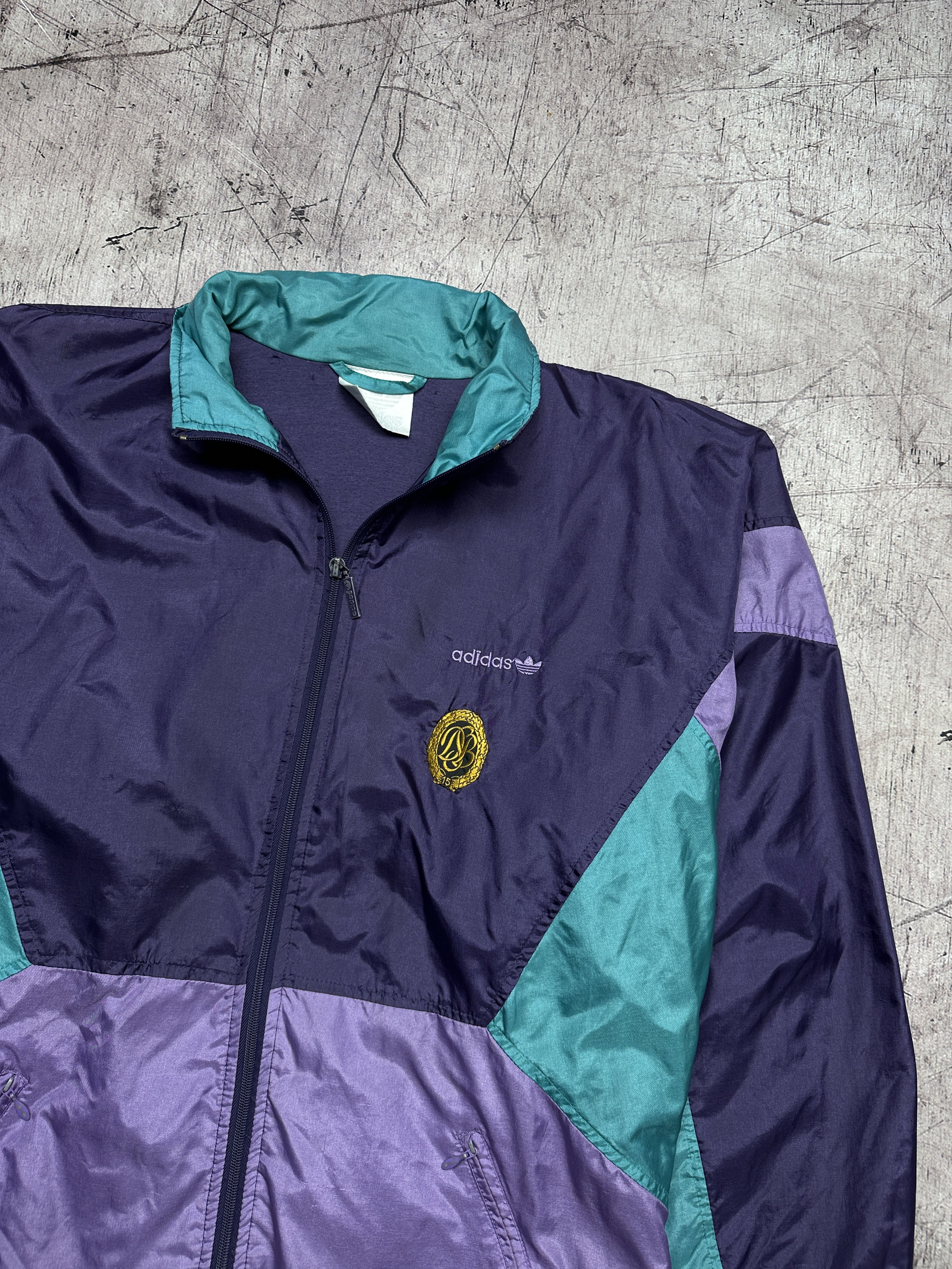Adidas Adidas Vintage Mens Nylon Track Top Jacket Size US XL / EU 56 / 4 - 2 Thumbnail