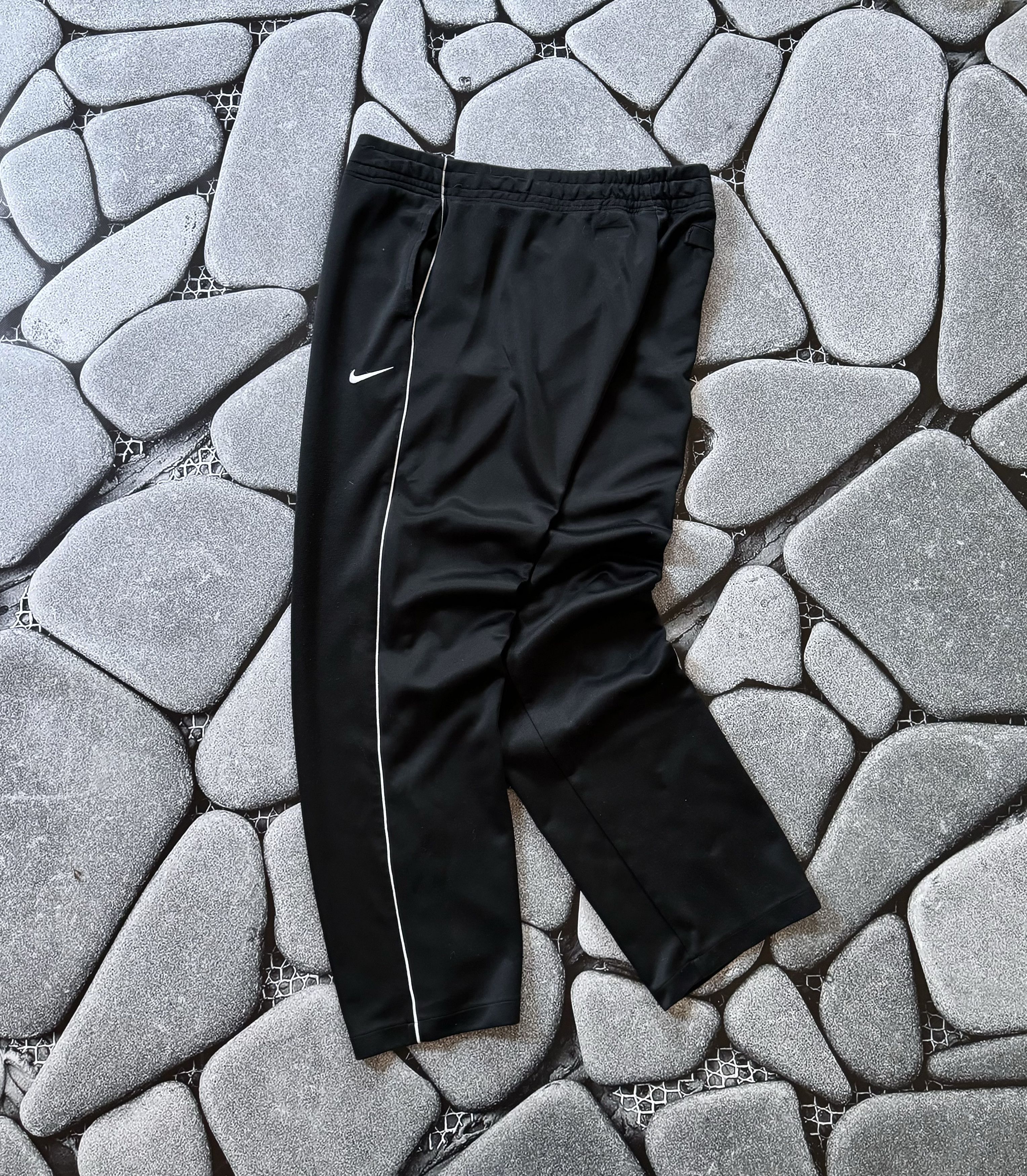 Nike × Vintage NIKE VINTAGE STRIPE TRACK PANTS BAGGY DRILL Y2K Size US 34 / EU 50 - 2 Thumbnail