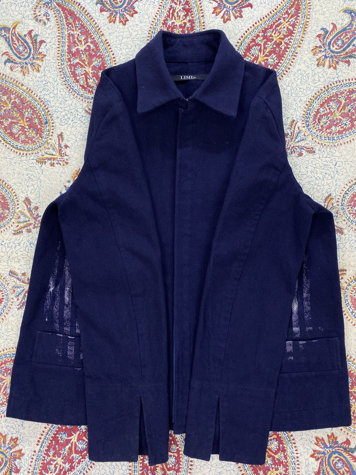 Limi Feu Limi Feu Yohji Yamamoto Mesh Distressed Jacket Size US XS / EU 42 / 0 - 5 Thumbnail