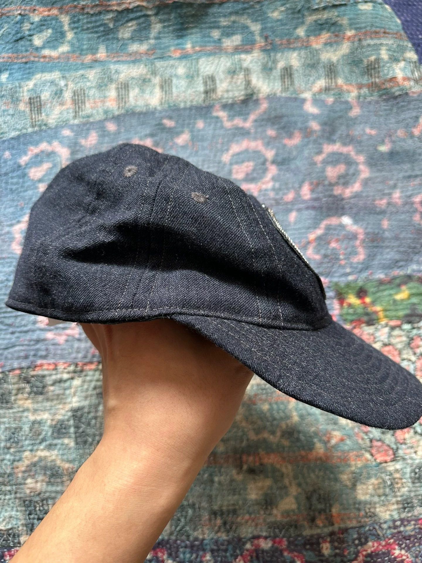 RRL Ralph Lauren RRL Denim Baseball Cap New M Size ONE SIZE - 6 Thumbnail