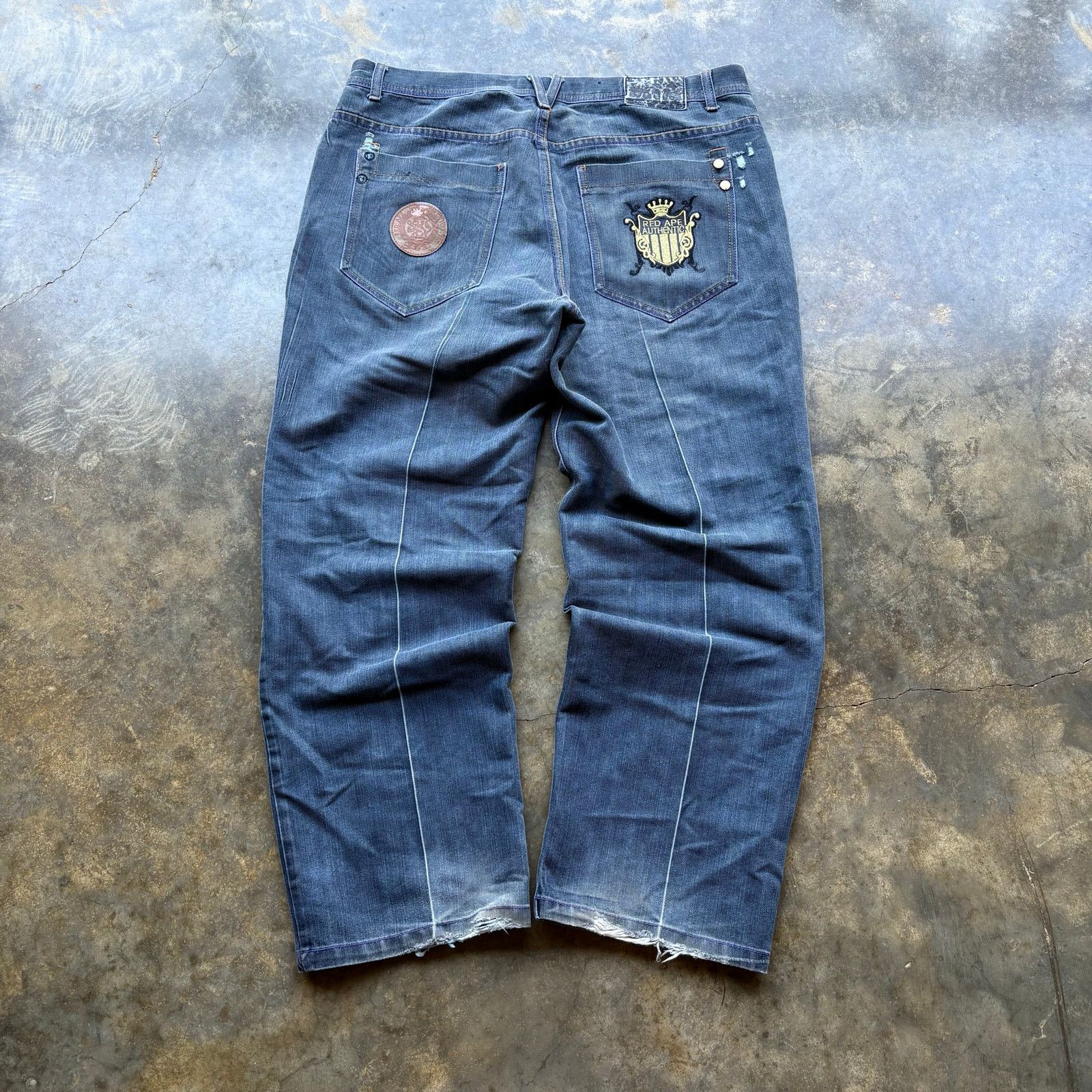 Southpole Vintage Baggy Faded Red Ape Essential Skater Jeans Size US 40 / EU 56 - 1 Thumbnail