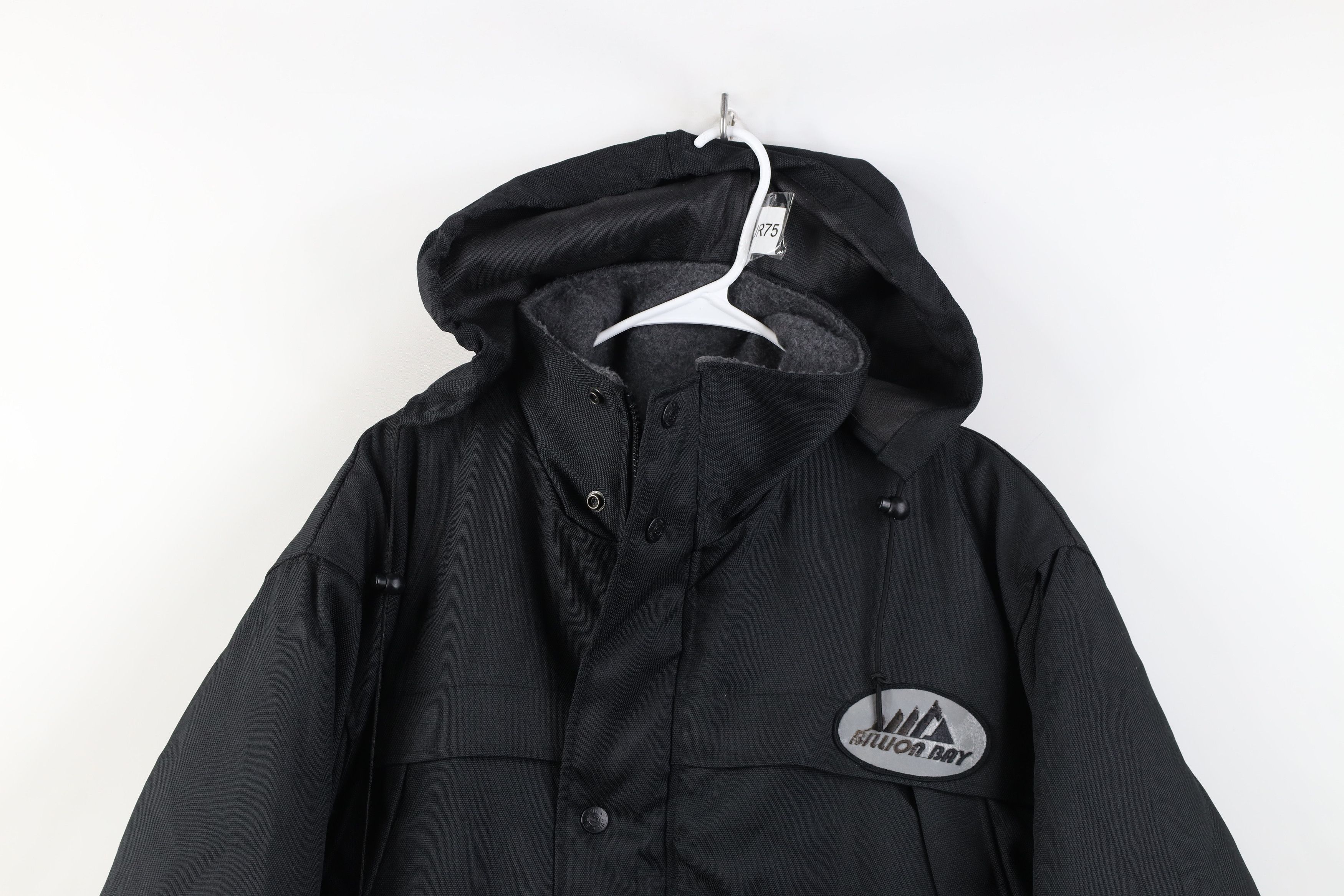 Vintage Deadstock Vintage 90s Streetwear Hooded Puffer Chore Jacket Size US M / EU 48-50 / 2 - 2 Thumbnail