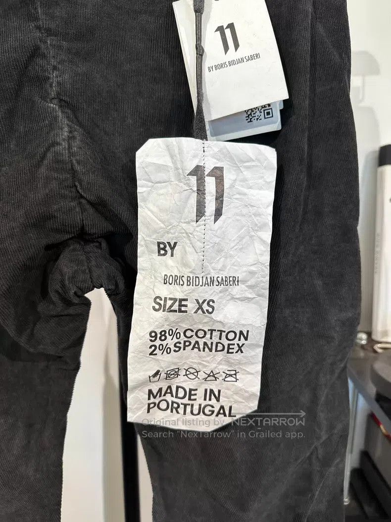 Boris Bidjan Saberi Boris Bidjan Saberi Size XS 11by bbs P2 corduroy washed vin Size US 26 / EU 42 - 8 Thumbnail