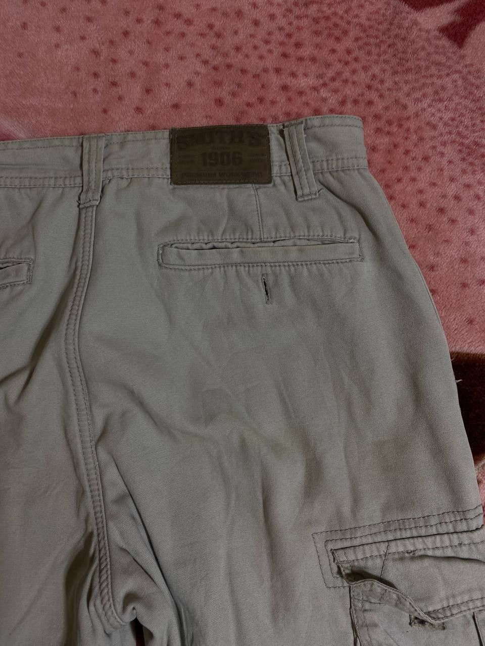 Japanese Brand Vintage Japanese Brand Flare Baggy Cargo Pants Workwear Size US 30 / EU 46 - 20 Thumbnail