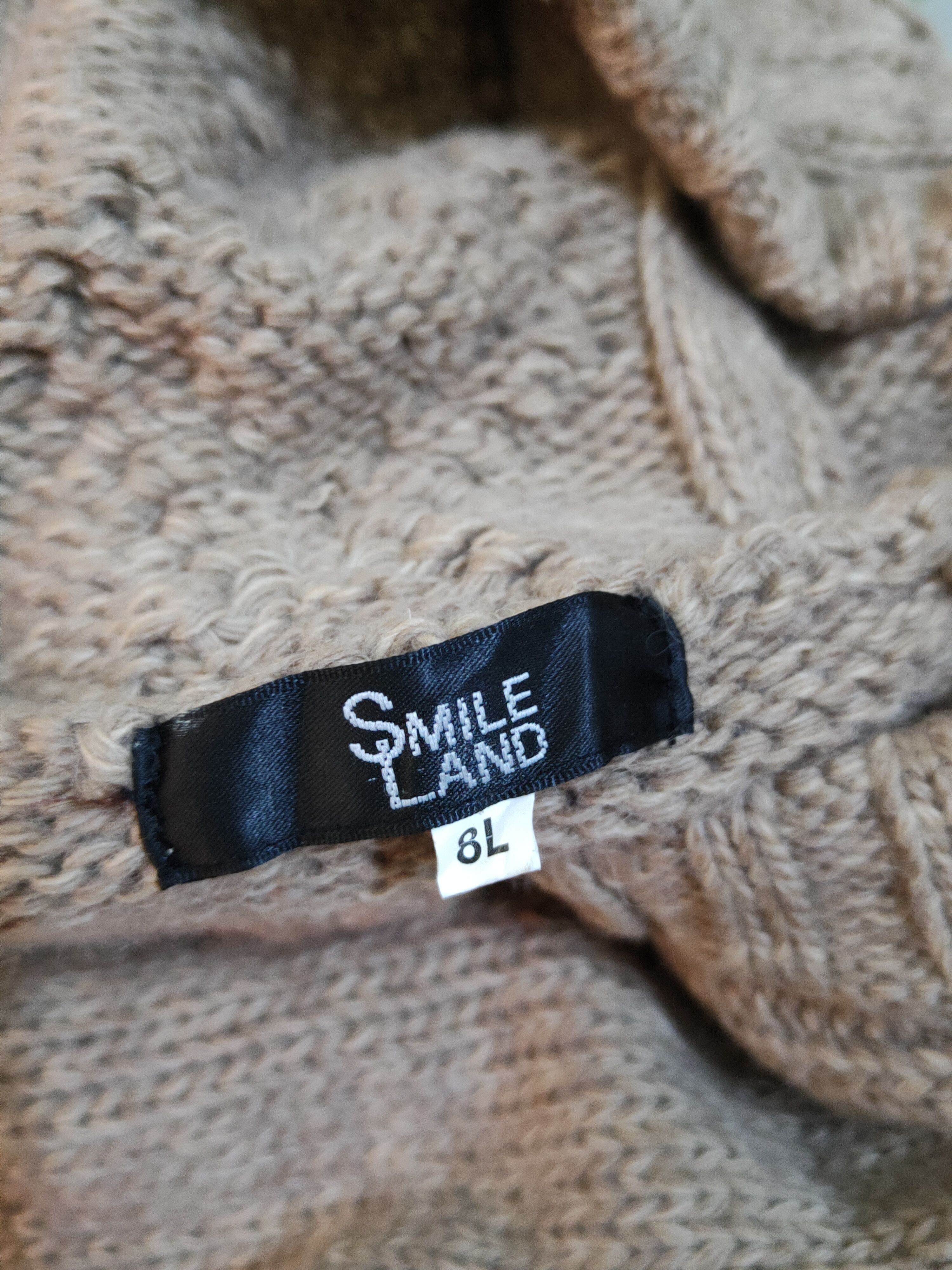 Japanese Brand Smile Land Beige Hoodie Knitwear cardigan Sweaters #S1577 Size US XL / EU 56 / 4 - 11 Thumbnail
