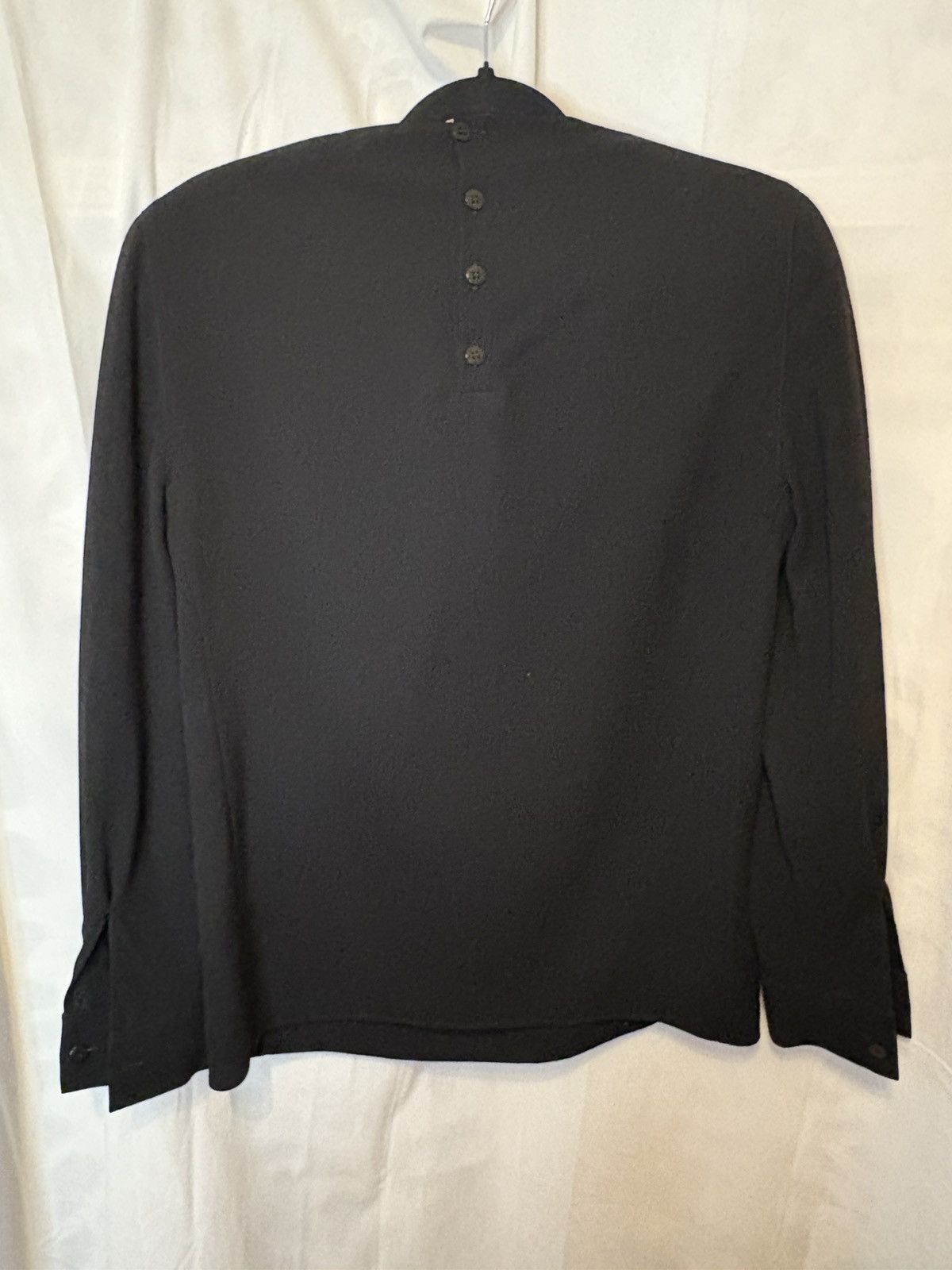 Giorgio Armani × Vintage Vintage Giorgio Armani Blouse - 100% Pure New Wool Size XS / US 0-2 / IT 36-38 - 2 Thumbnail