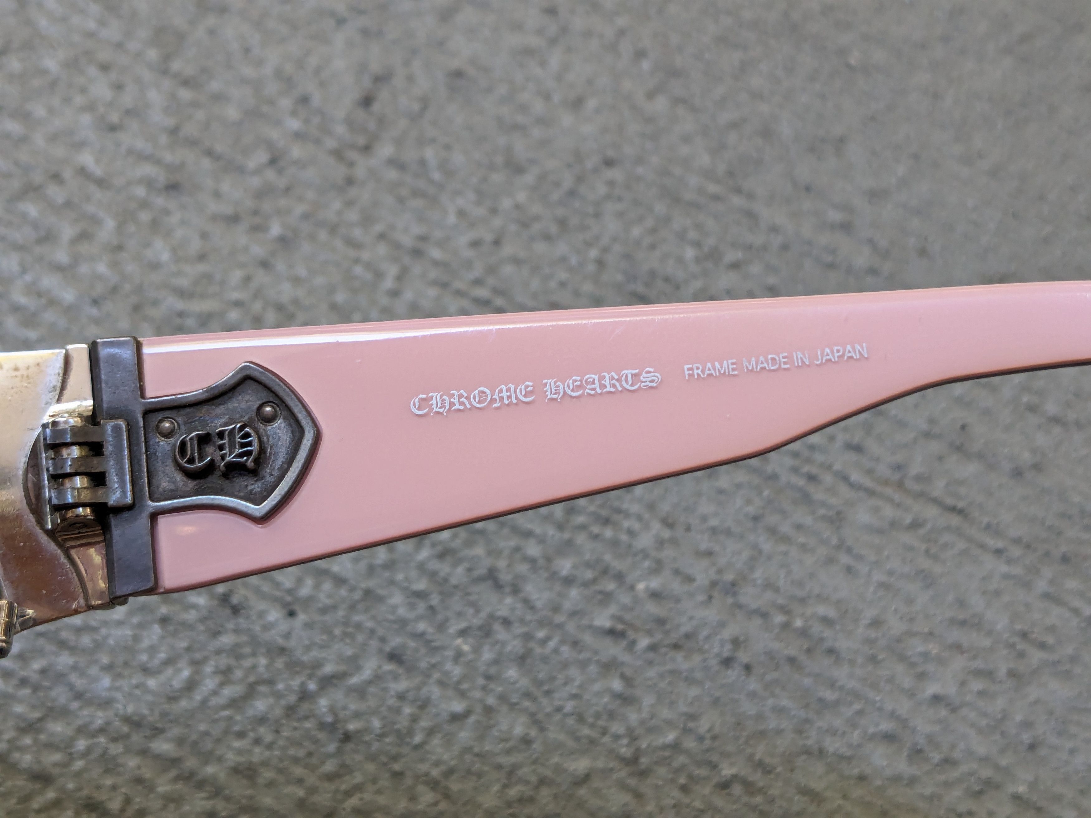 Chrome Hearts Chrome Hearts Backdoor Sunglasses Pink Brown Oval Oversized Size ONE SIZE - 11 Thumbnail