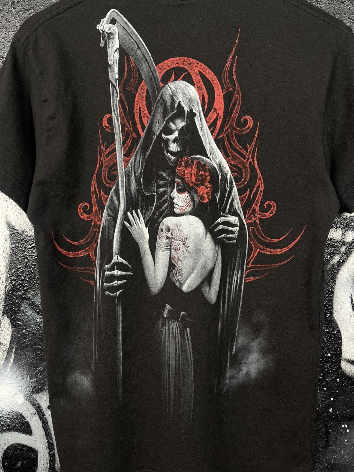 Other Vintage Spiral Direct Avant Garde Gothic Over Print T-Shirt Size US S / EU 44-46 / 1 - 5 Thumbnail