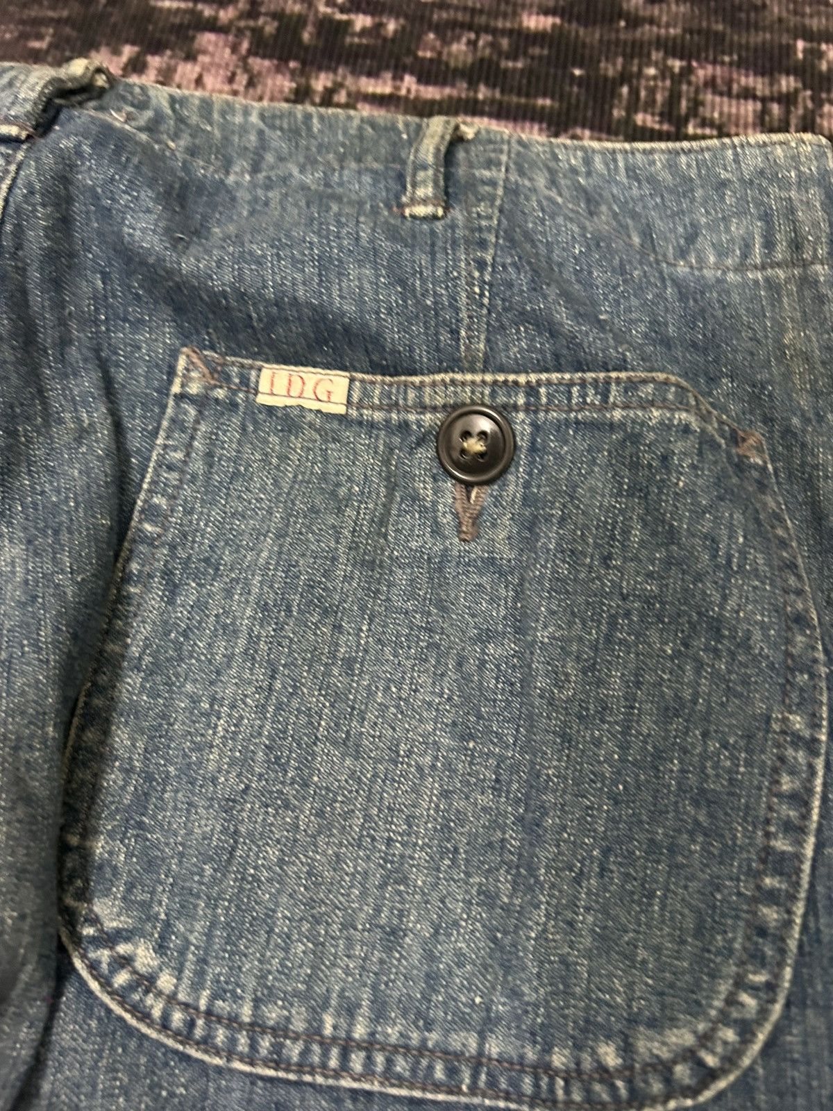 Indigo Vintage IDG Indigo Japan Washed Jeans Size US 32 / EU 48 - 8 Thumbnail