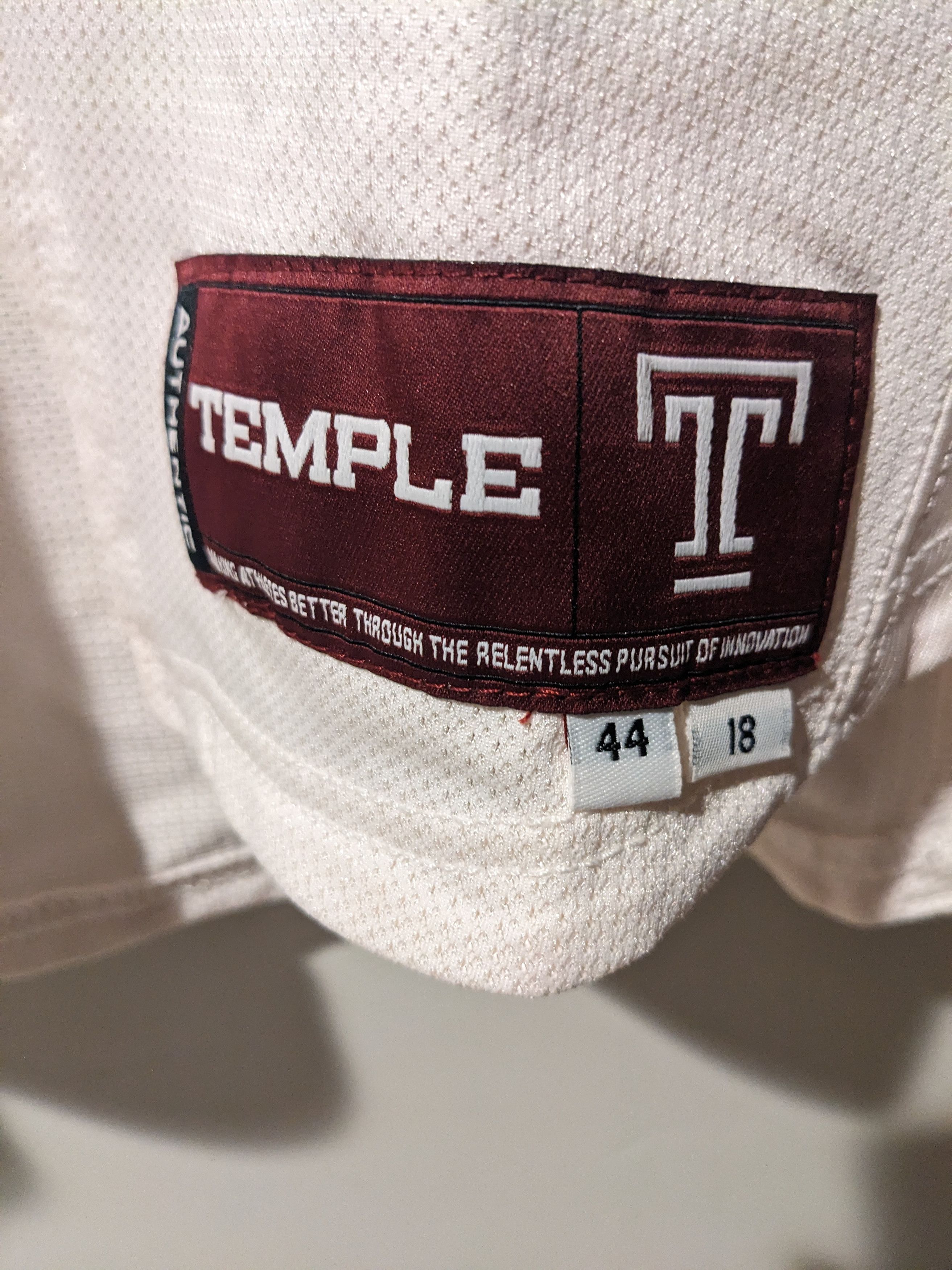Other Temple University 150th College Football Size 44 Jersey Size US L / EU 52-54 / 3 - 3 Thumbnail