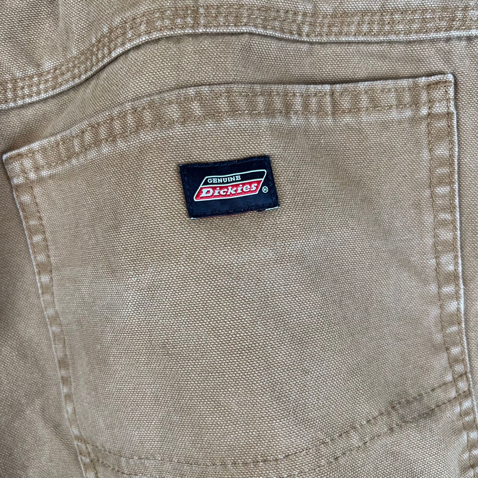 Dickies Dickies Pants Mens 34x30 Carpenter Utility Brown Painter Size US 34 / EU 50 - 3 Thumbnail