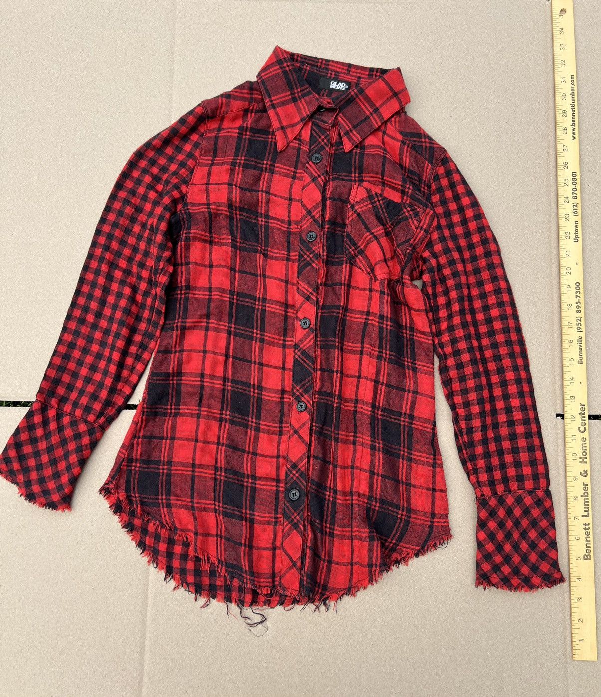 Japanese Brand GLAD NEWS Multi Pattern Flannel Size US M / EU 48-50 / 2 - 1 Thumbnail