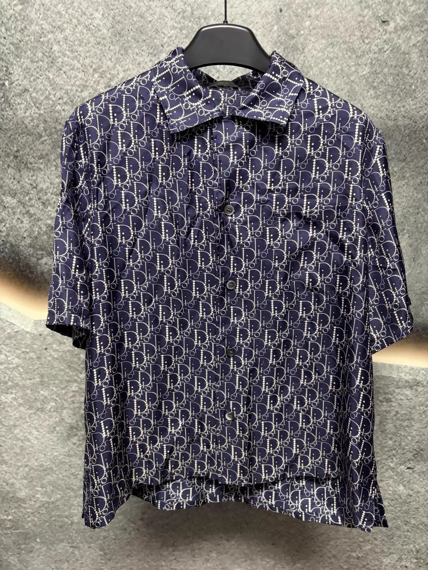 Dior Multi-Pattern Short-Sleeve Button-Up Shirt Size US M / EU 48-50 / 2 - 1 Thumbnail