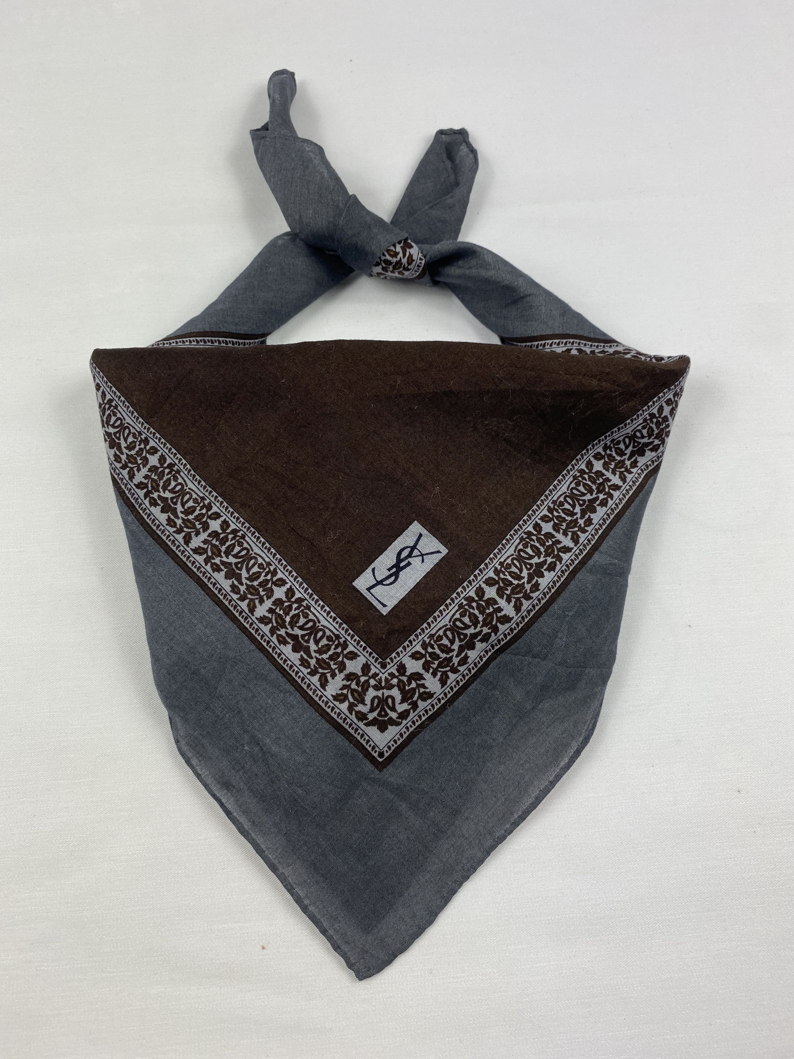 Yves Saint Laurent Yves Saint Laurent Hanadkerchief / Bandana / Neckerchief Size ONE SIZE - 2 Thumbnail