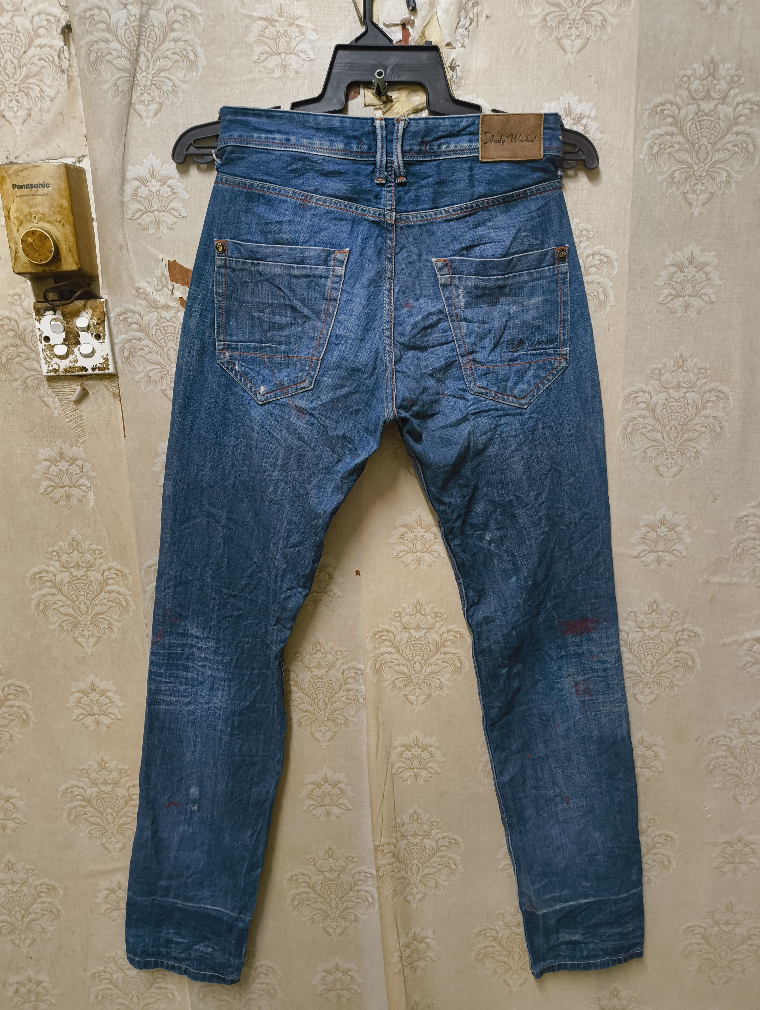 Andy Warhol × Pepe Jeans PEPE JEANS X ANDY WARHOL ART DISTRESSED JEANS Size US 31 - 2 Thumbnail