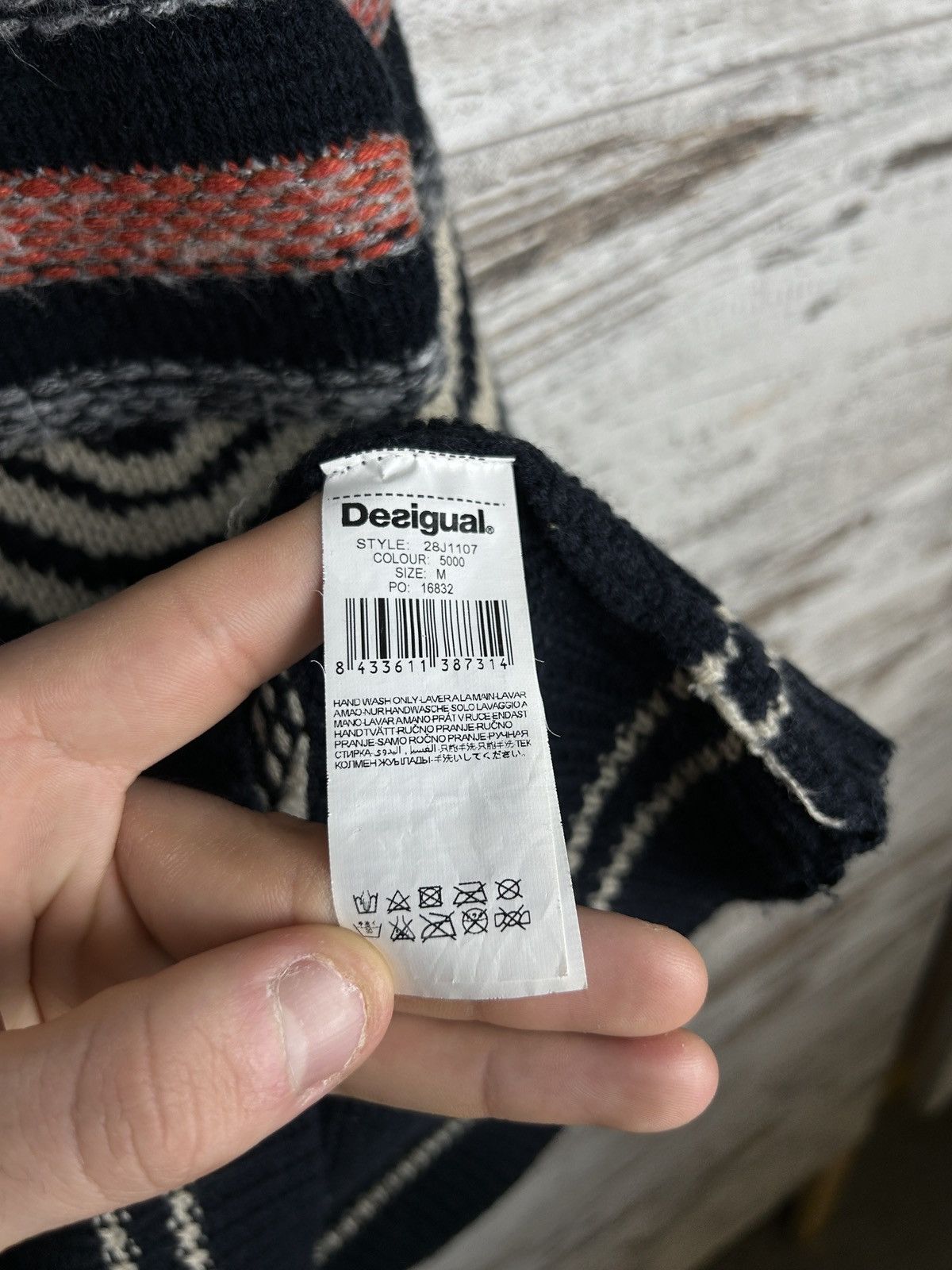 Desigual Mens Vintage Desigual Sweater big logo luxury rare y2k Size US M / EU 48-50 / 2 - 6 Thumbnail
