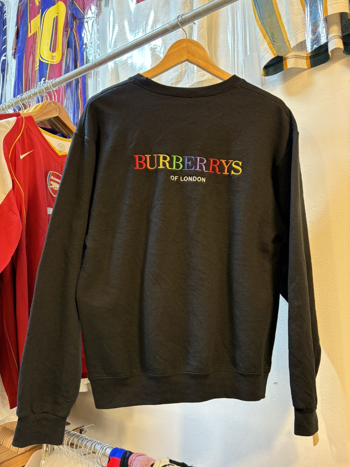 Burberry Vintage Burberry Sweatshirt Crewneck Sweater Size US L / EU 52-54 / 3 - 1 Thumbnail