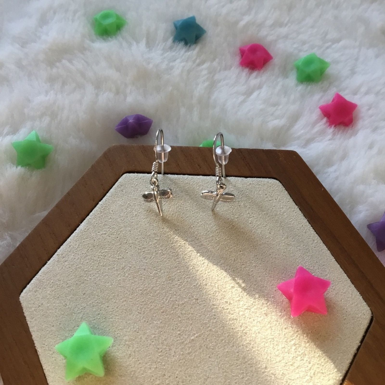 Other Silver Classic Mini Dragonfly Earrings Size ONE SIZE - 6 Thumbnail