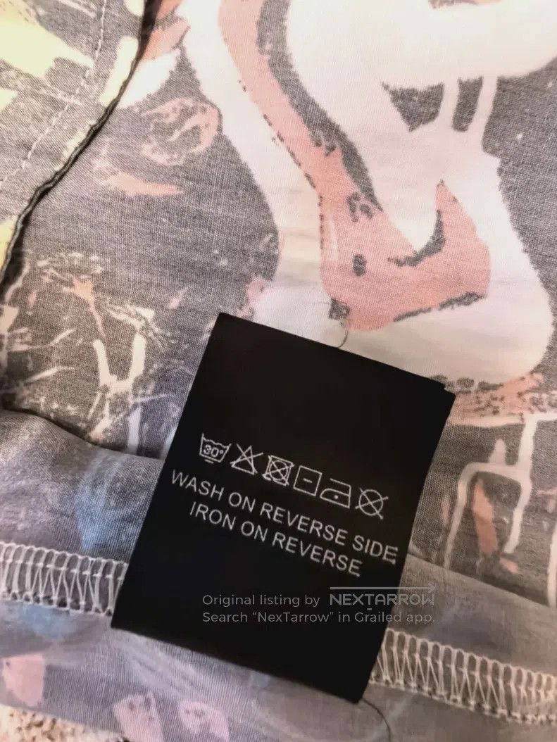 Vetements VETEMENTS size XS Graffiti Wide Leg Pants in Black Size US 26 / EU 42 - 8 Thumbnail