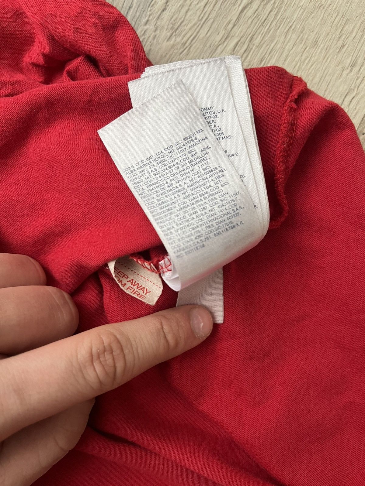 Tommy Hilfiger Tommy Hilfiger T-Shirt Red Size US M / EU 48-50 / 2 - 7 Thumbnail