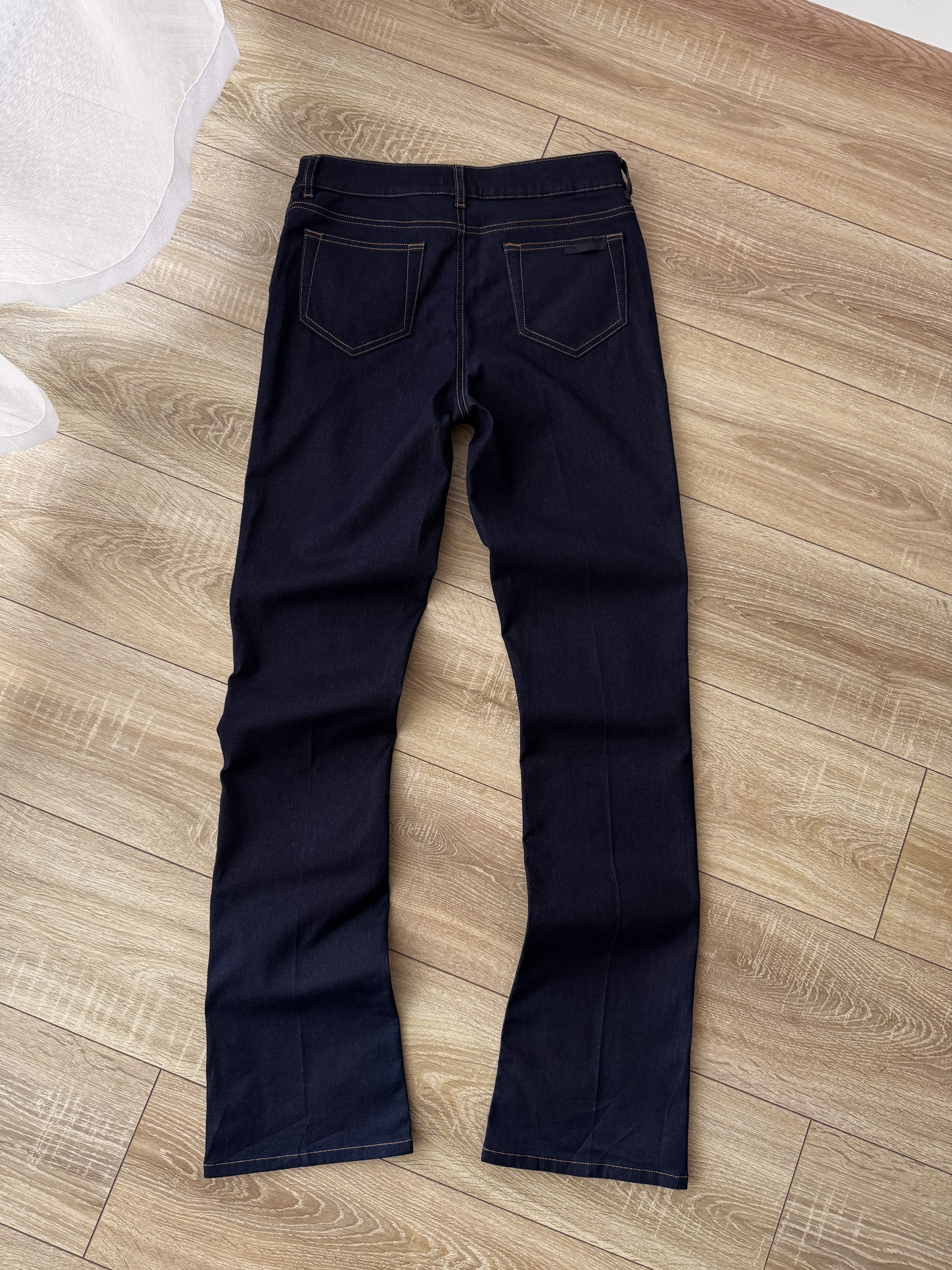 Prada Prada Indigo Dark Navy Luxury Bootcut Fit Jeans Size 29" - 2 Thumbnail