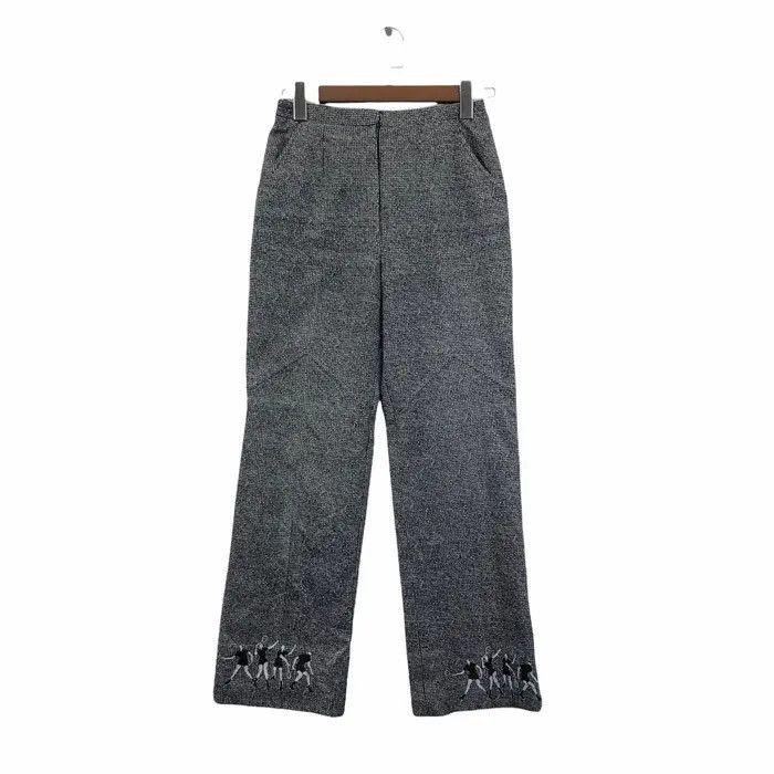 Japanese Brand Vtg ROKX JAPAN Minimalist Grey Casual Pant Trouser Bottom Size 28" / US 6 / IT 42 - 1 Thumbnail