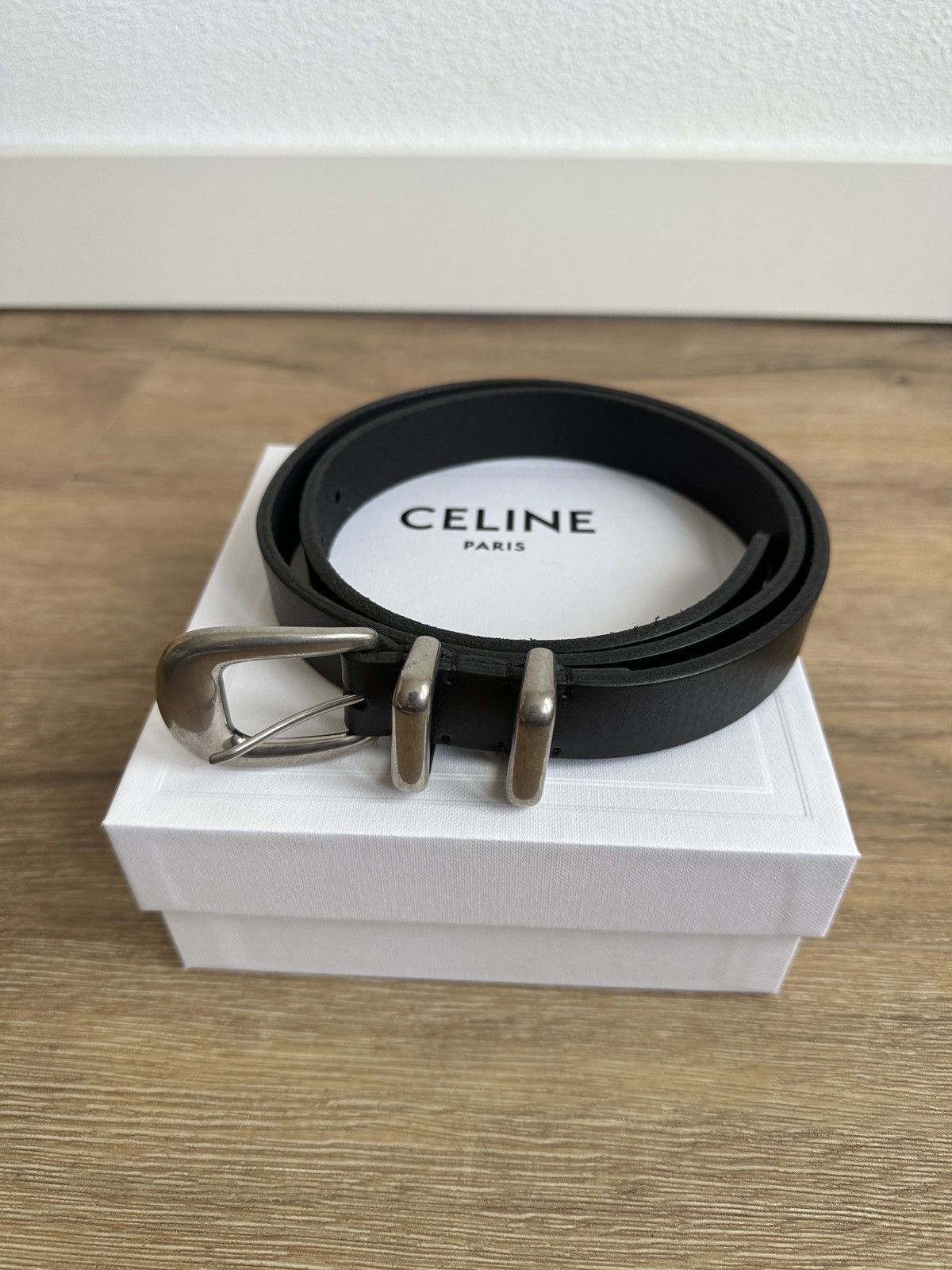 Celine Celine Western Belt 2 Vegetal Calfskin Hedi Slimane Size ONE SIZE - 1 Thumbnail