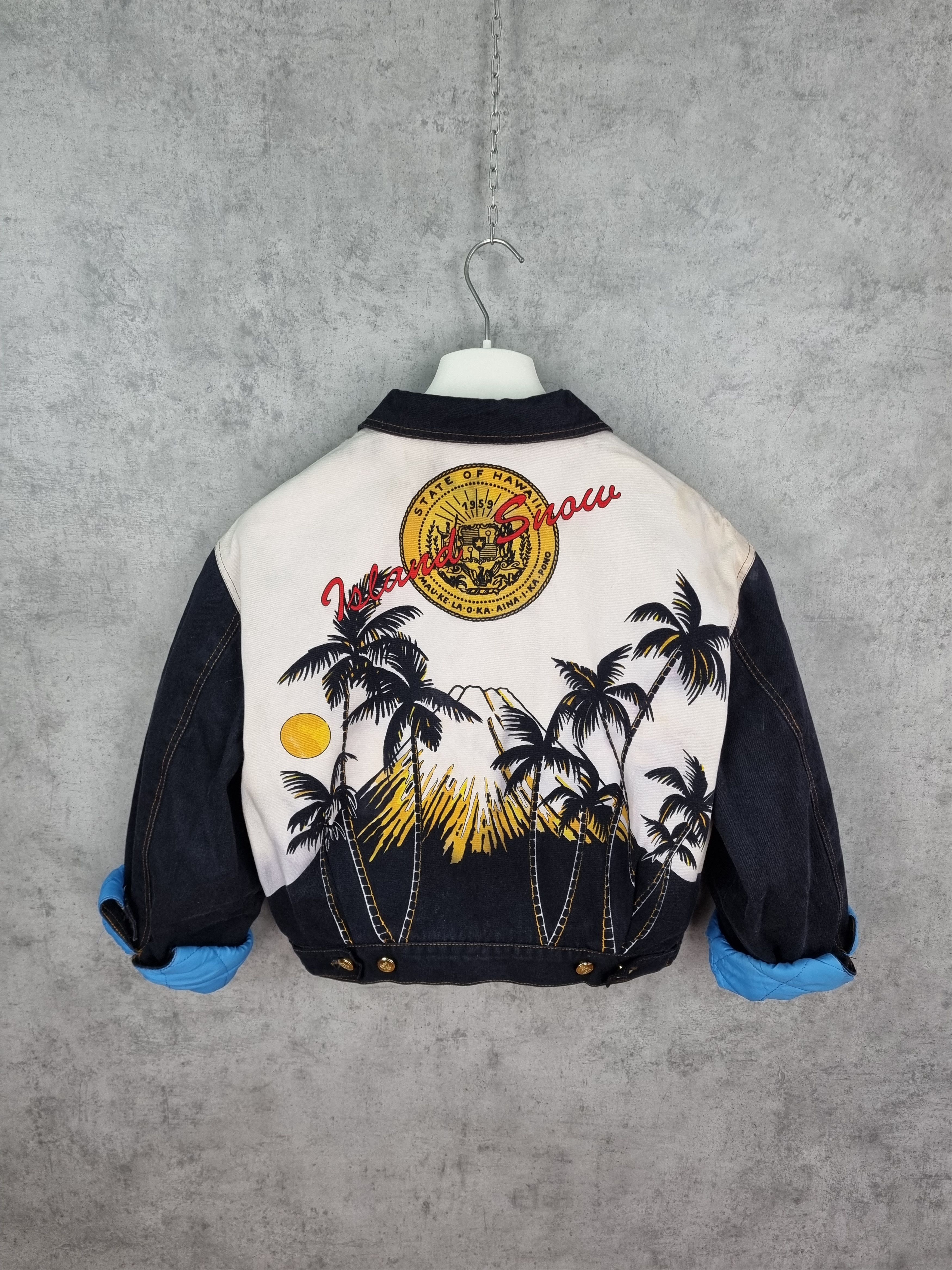MCM Rare MCM Denim Jacket Made in Italy Dirty Vintage Size S / US 4 / IT 40 - 16 Thumbnail