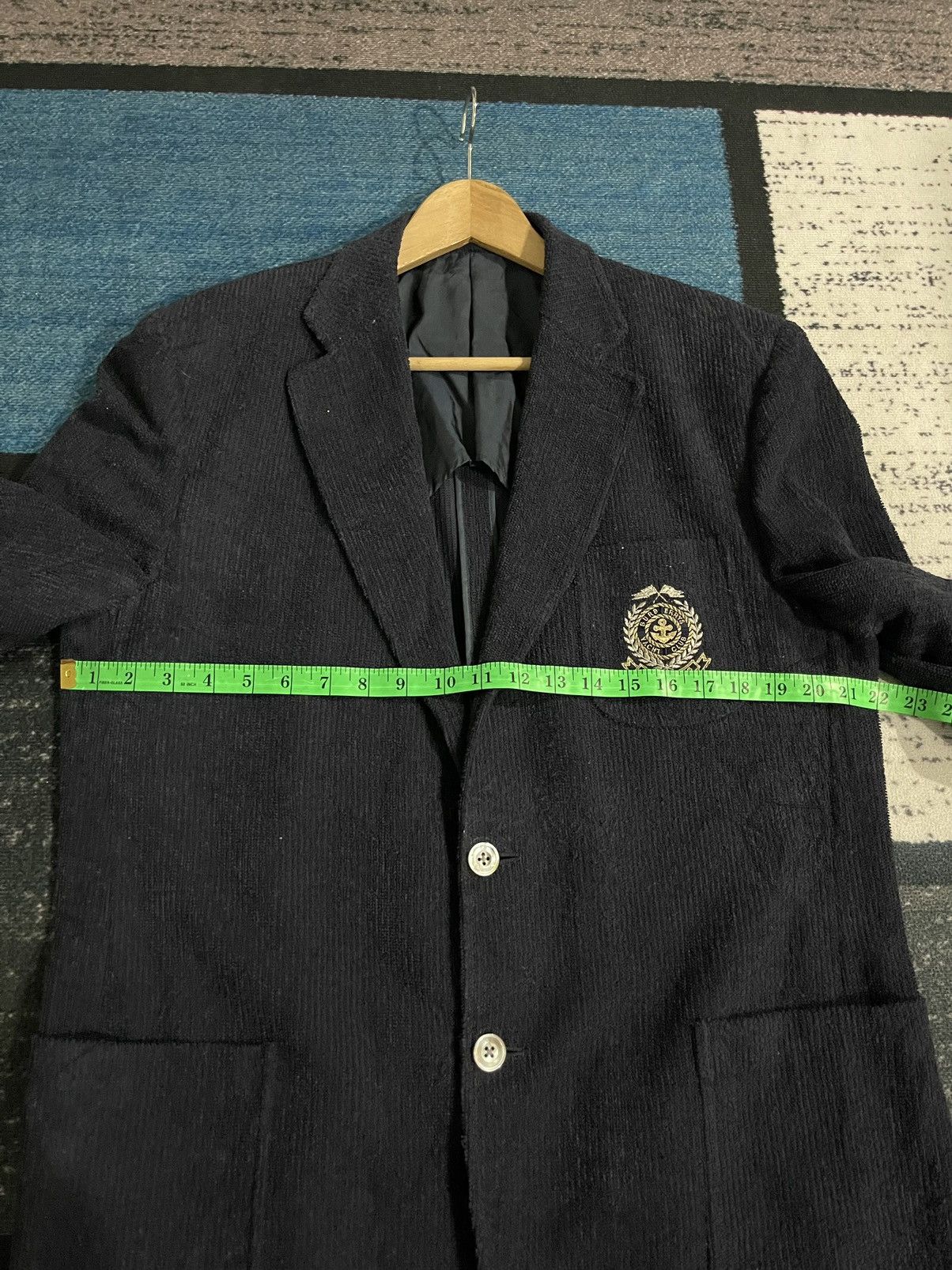 Burberry Vintage Burberrys Yacht Club Cudroy Coat Blazer Size 42L - 15 Thumbnail