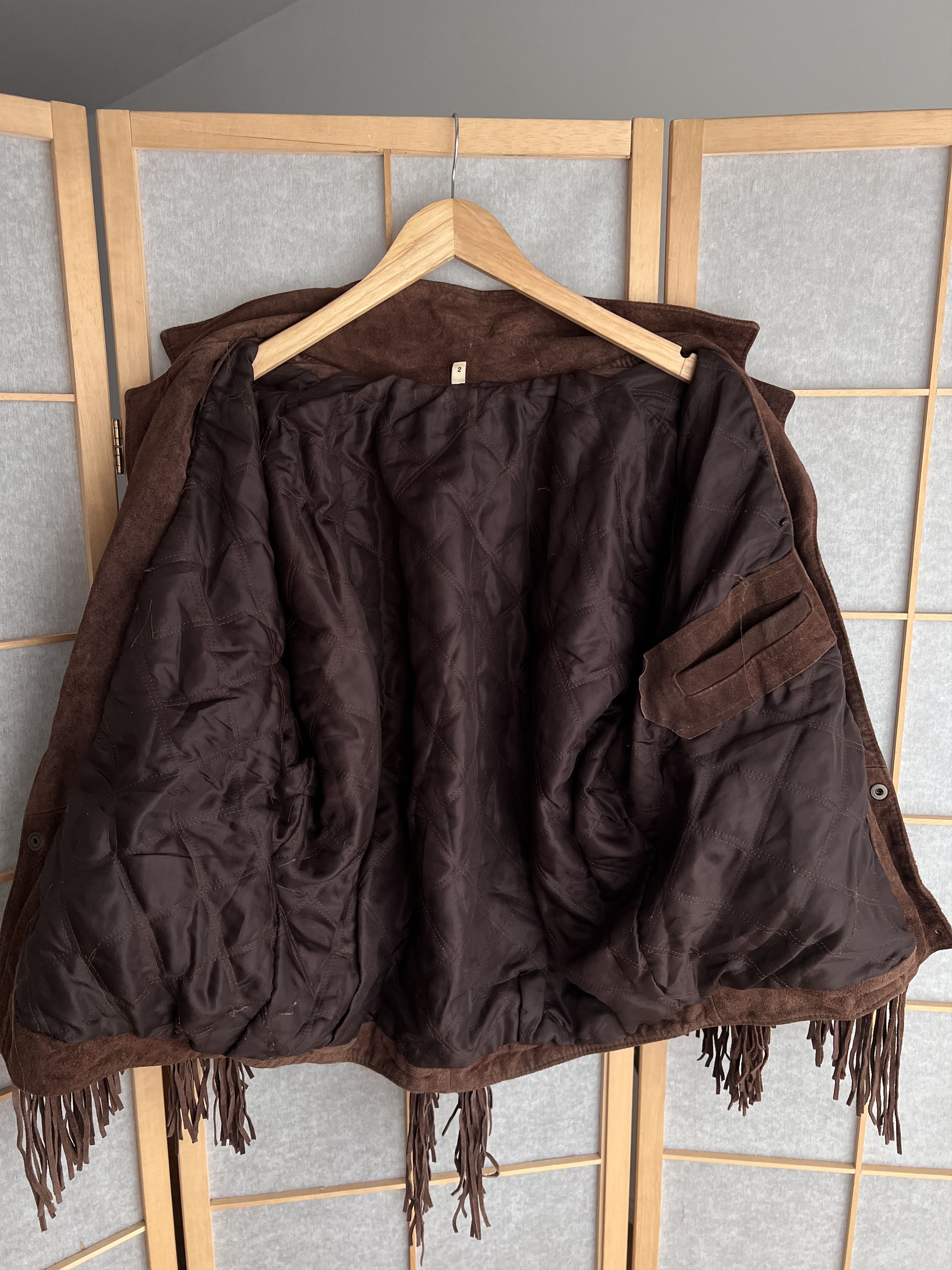 If Six Was Nine Crazy! Cowboy core vintage 90s cropped leather jacket bomber Size US L / EU 52-54 / 3 - 19 Thumbnail