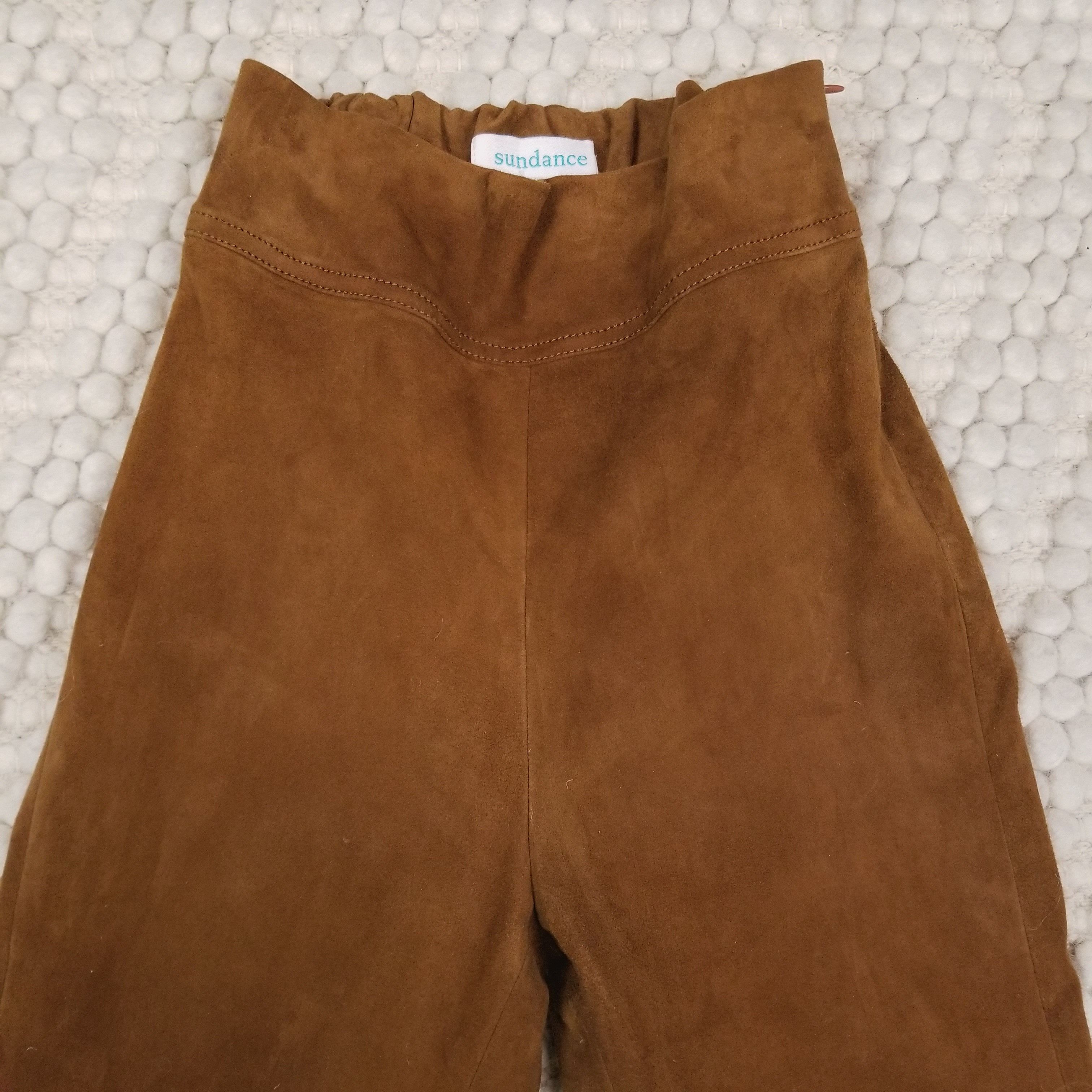 Other Sundance Cassie Suede Leather Pants Sz Extra Small Size 26" / US 2 / IT 38 - 8 Thumbnail