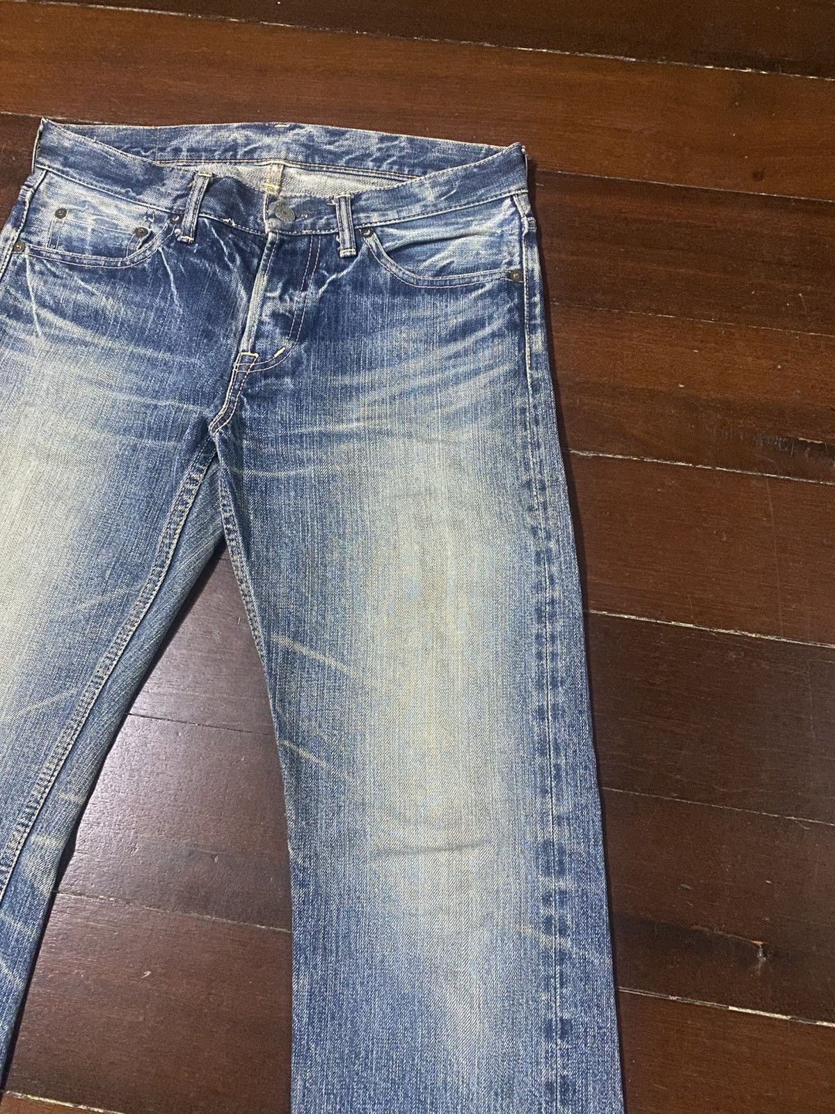 OMNIGOD Vintage omnigod mud wash flare selvedge jeans Size US 31 - 7 Thumbnail