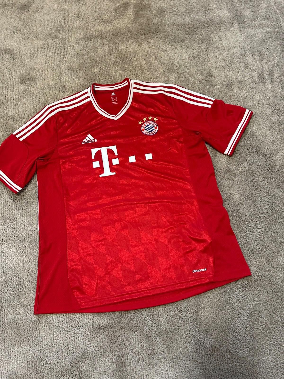 Adidas Adidas FC Bayern Munich 2015/16 Football Shirt Soccer Jersey Size US XL / EU 56 / 4 - 2 Thumbnail