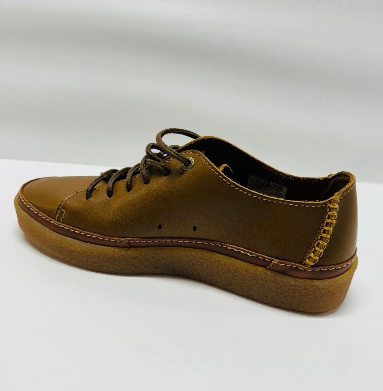 Clarks Clarks Oakpark Low Casual Lace Up Shoes Tan Leather Size US 10 / EU 43 - 3 Thumbnail